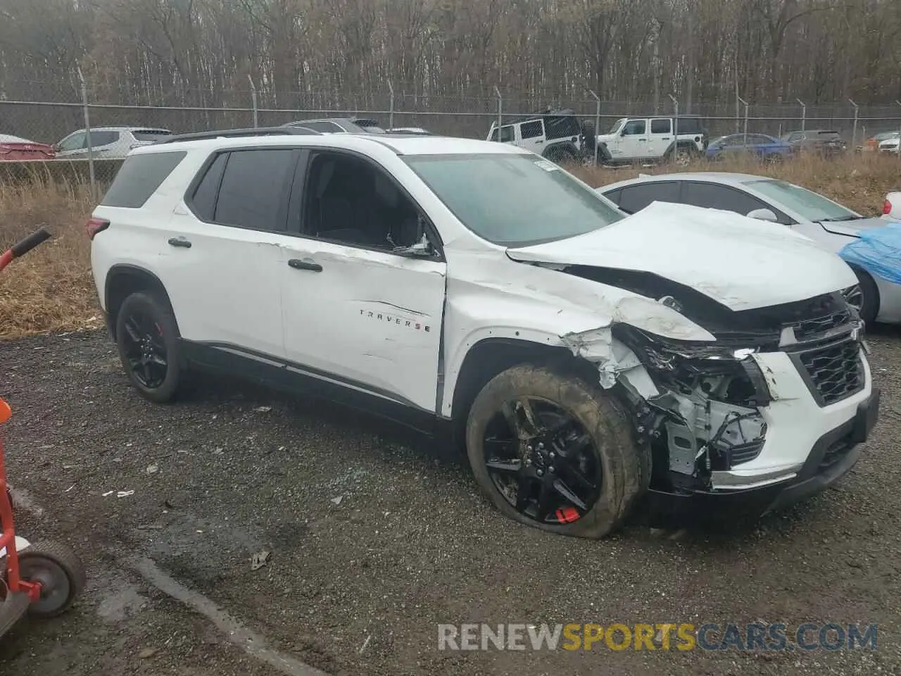 4 Photograph of a damaged car 1GNEVKKW6PJ297100 CHEVROLET TRAVERSE 2023
