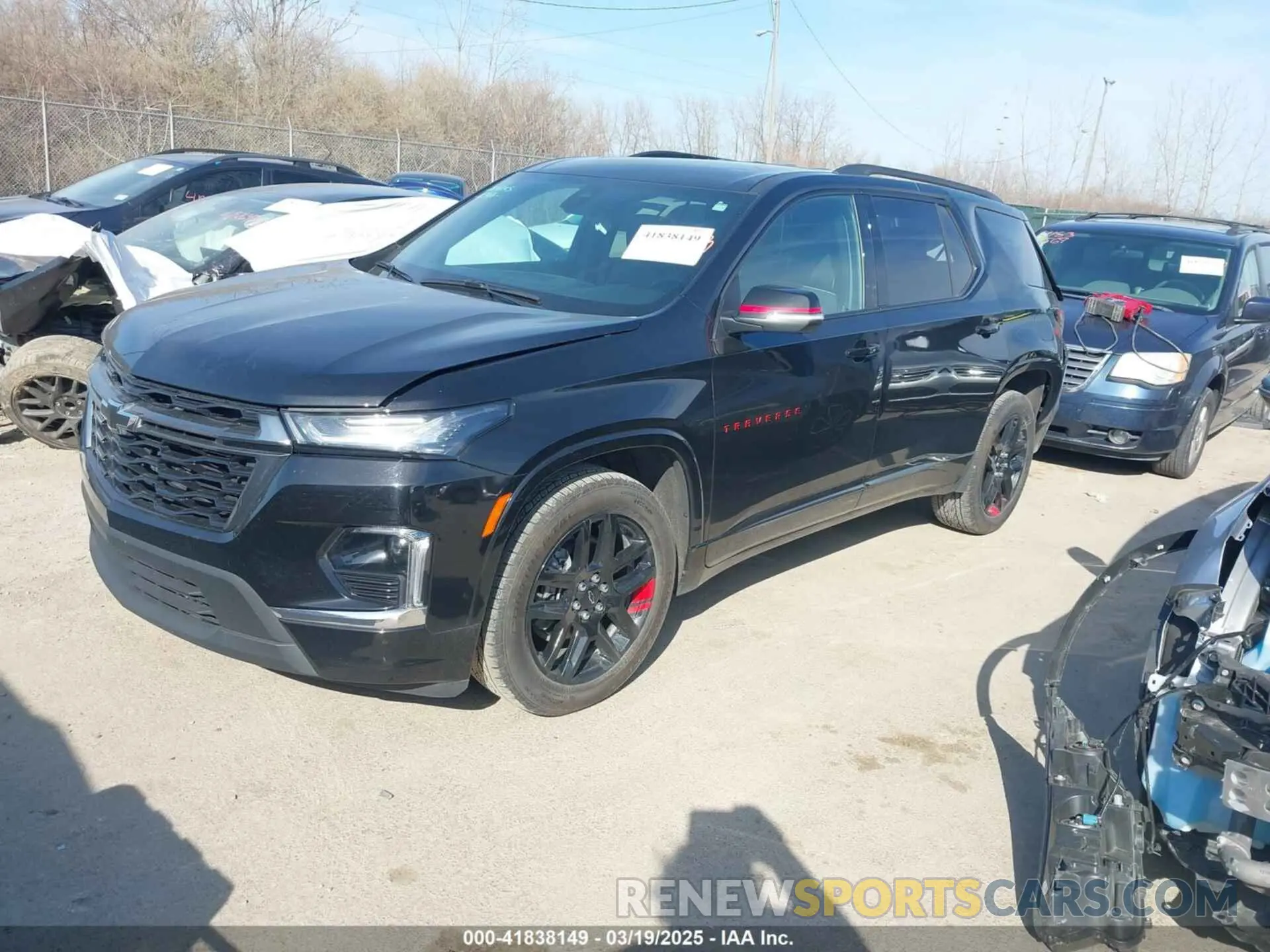 2 Photograph of a damaged car 1GNEVKKW7PJ310744 CHEVROLET TRAVERSE 2023