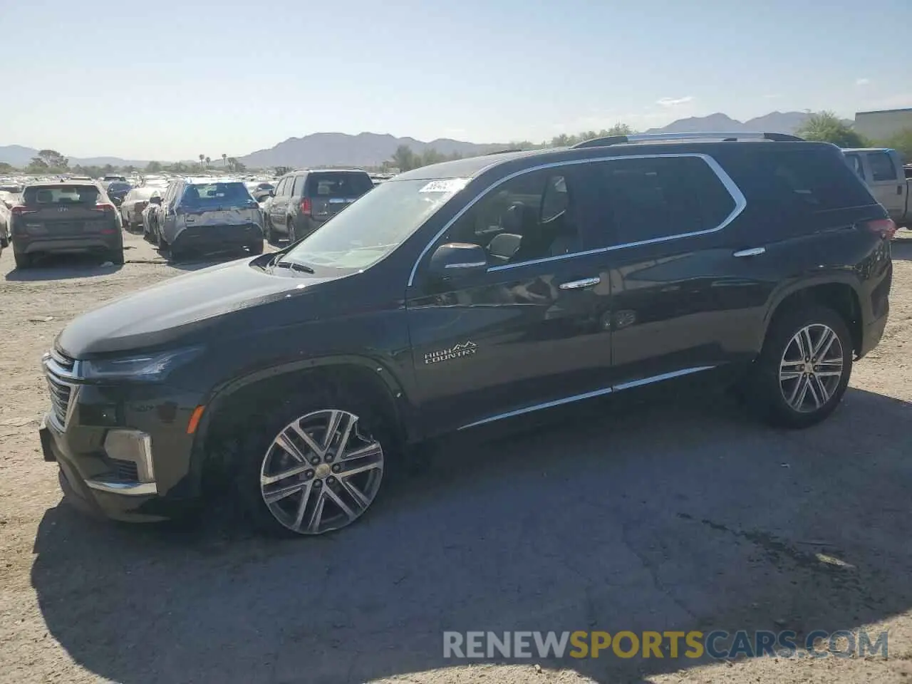 1 Photograph of a damaged car 1GNEVNKW3PJ180589 CHEVROLET TRAVERSE 2023