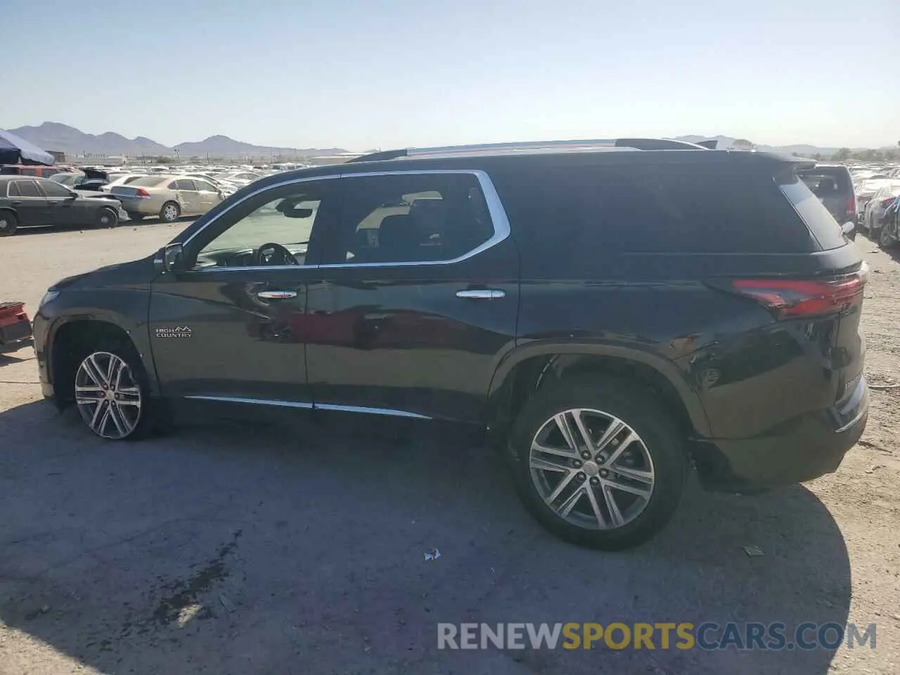 2 Photograph of a damaged car 1GNEVNKW3PJ180589 CHEVROLET TRAVERSE 2023