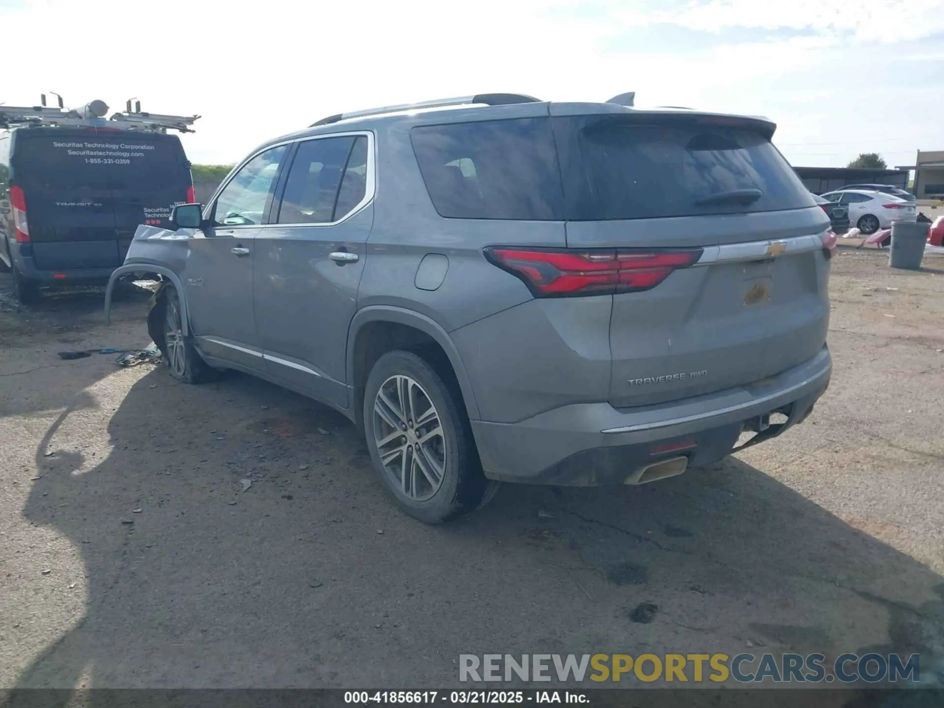 3 Photograph of a damaged car 1GNEVNKW3PJ200209 CHEVROLET TRAVERSE 2023