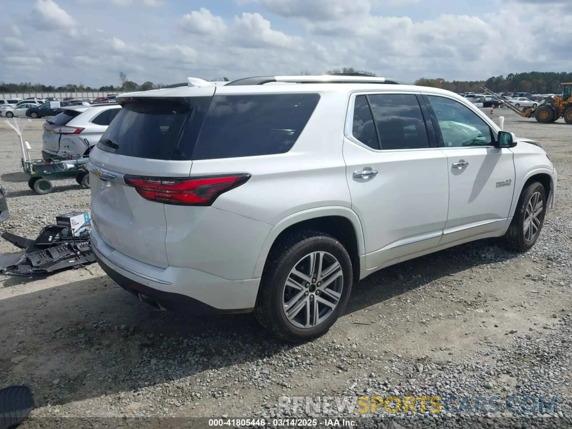 4 Photograph of a damaged car 1GNEVNKW7PJ108505 CHEVROLET TRAVERSE 2023
