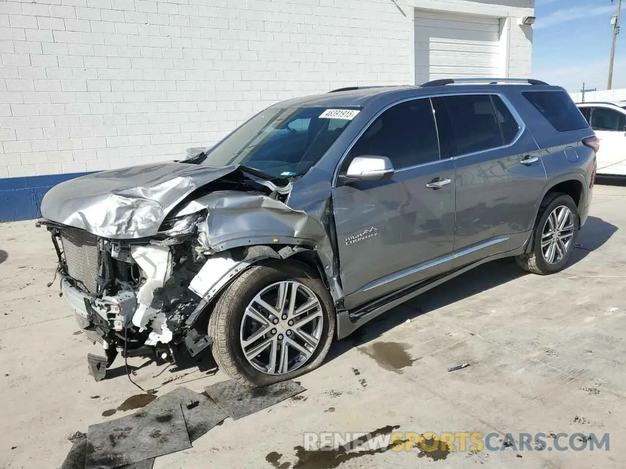 1 Photograph of a damaged car 1GNEVNKW8PJ108514 CHEVROLET TRAVERSE 2023
