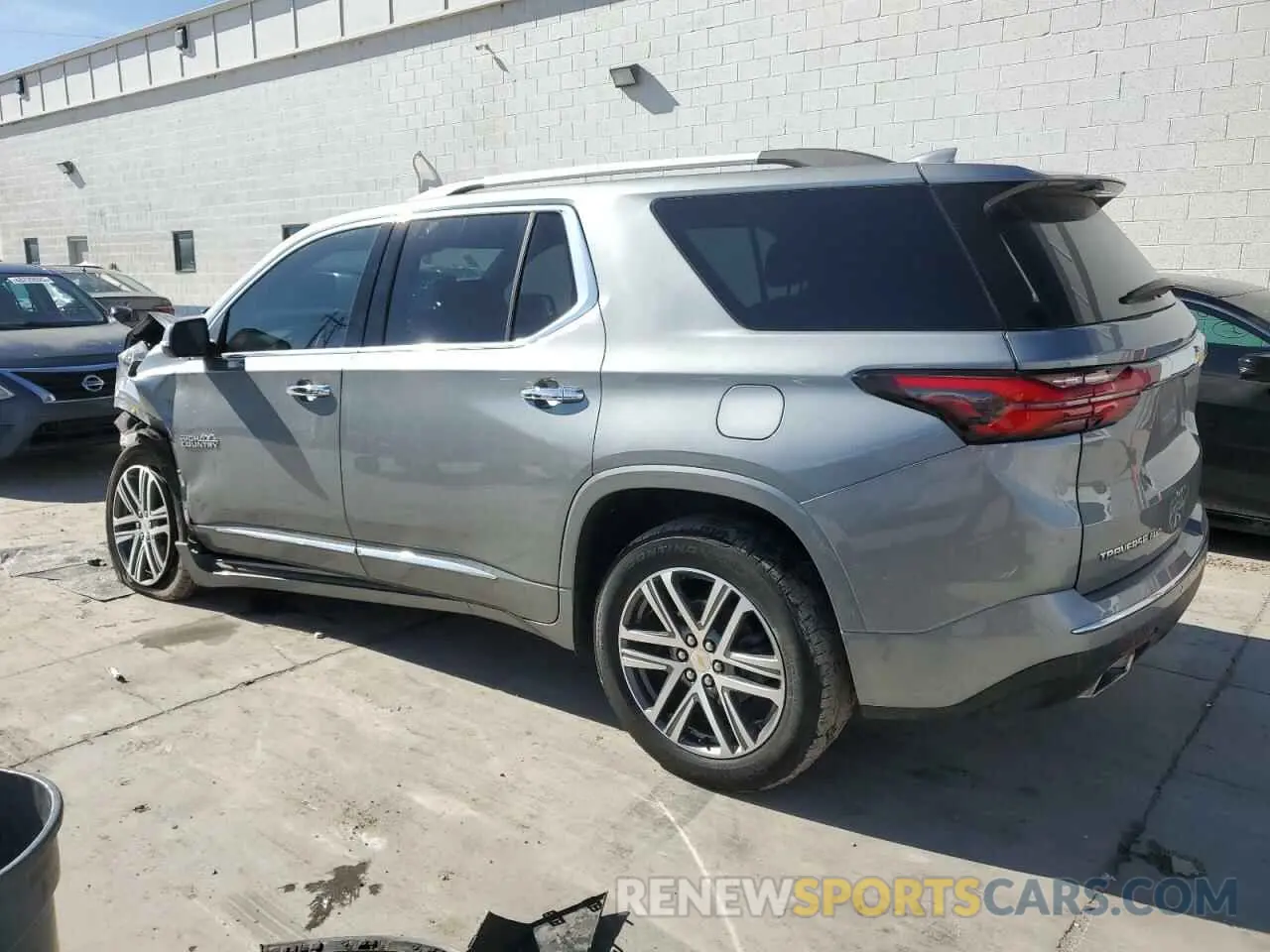 2 Photograph of a damaged car 1GNEVNKW8PJ108514 CHEVROLET TRAVERSE 2023