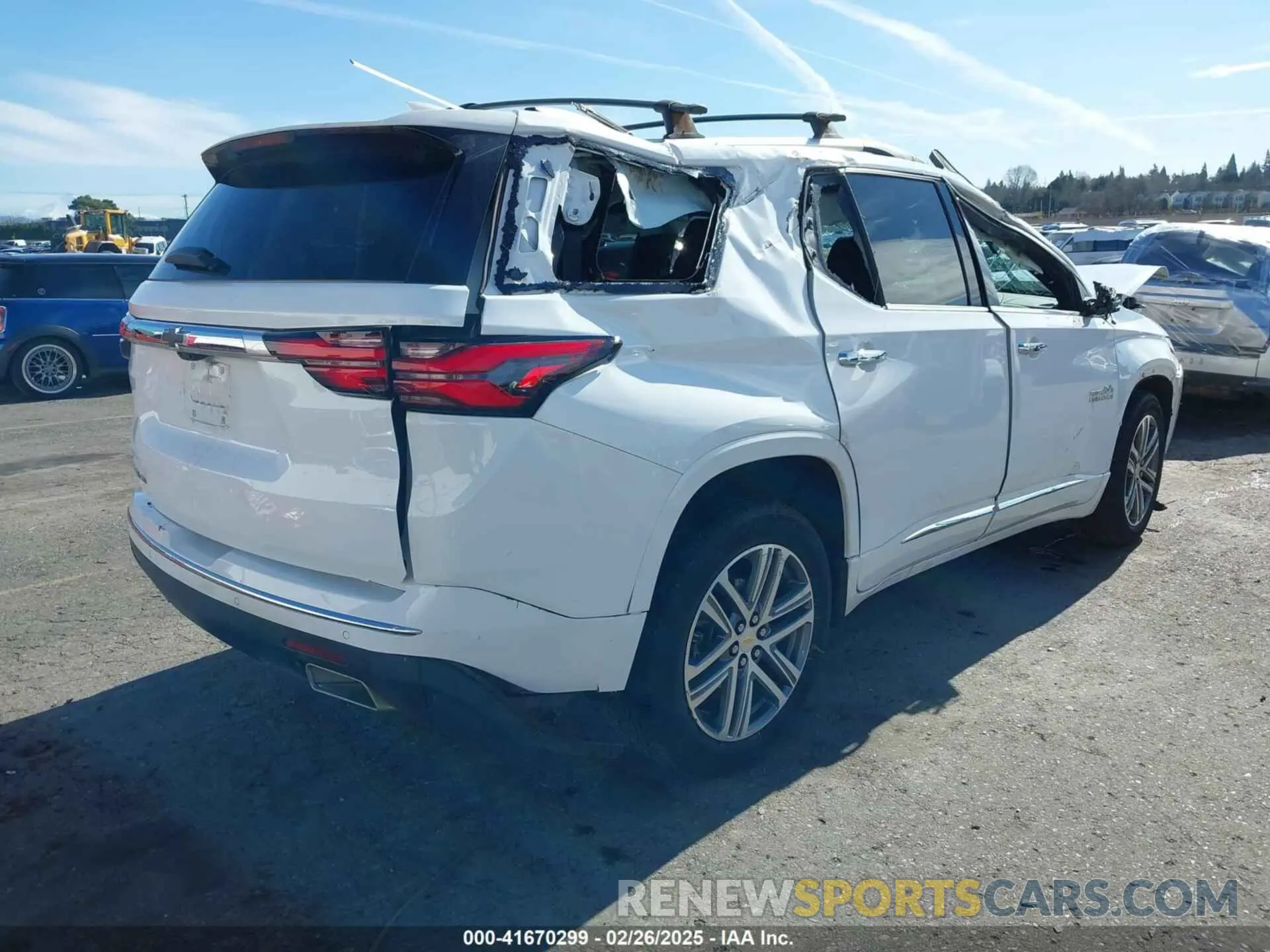 4 Photograph of a damaged car 1GNEVNKW8PJ315243 CHEVROLET TRAVERSE 2023