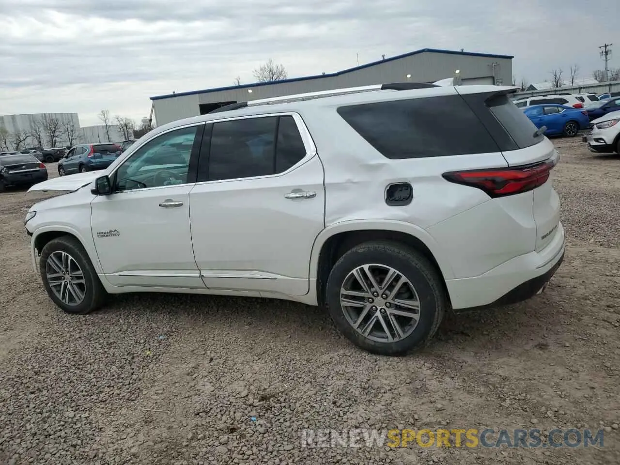 2 Photograph of a damaged car 1GNEVNKW8PJ318742 CHEVROLET TRAVERSE 2023