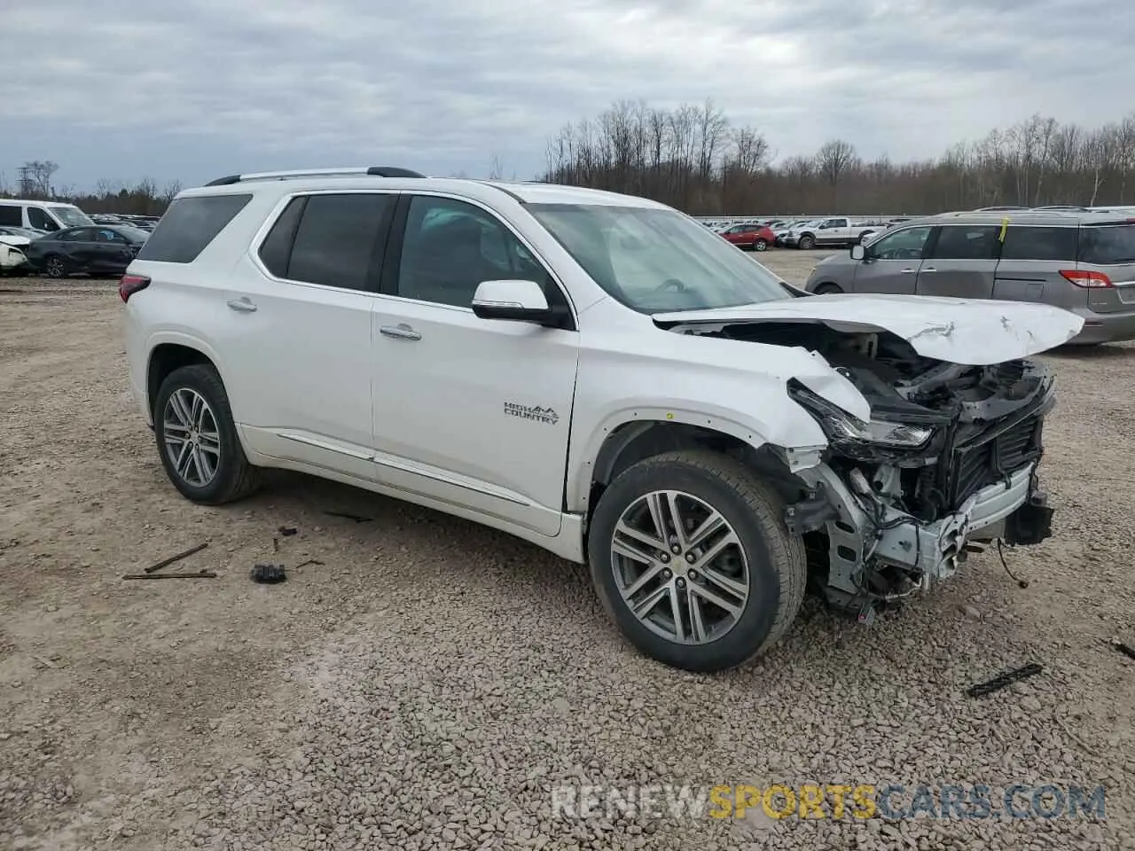 4 Photograph of a damaged car 1GNEVNKW8PJ318742 CHEVROLET TRAVERSE 2023