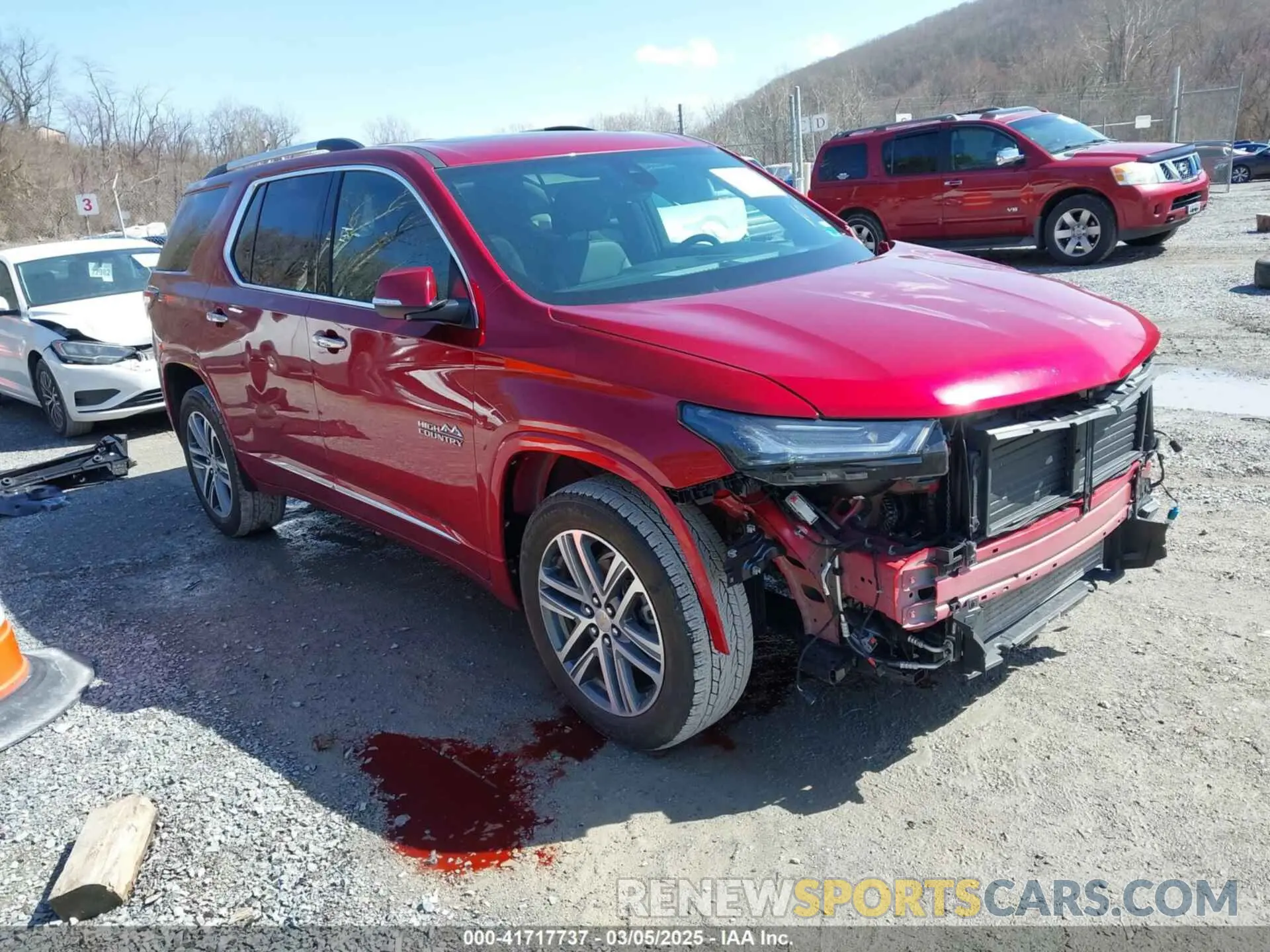 1 Photograph of a damaged car 1GNEVNKW9PJ339423 CHEVROLET TRAVERSE 2023