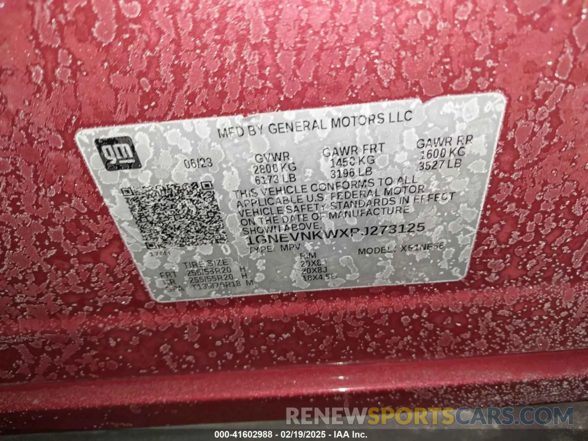 9 Photograph of a damaged car 1GNEVNKWXPJ273125 CHEVROLET TRAVERSE 2023