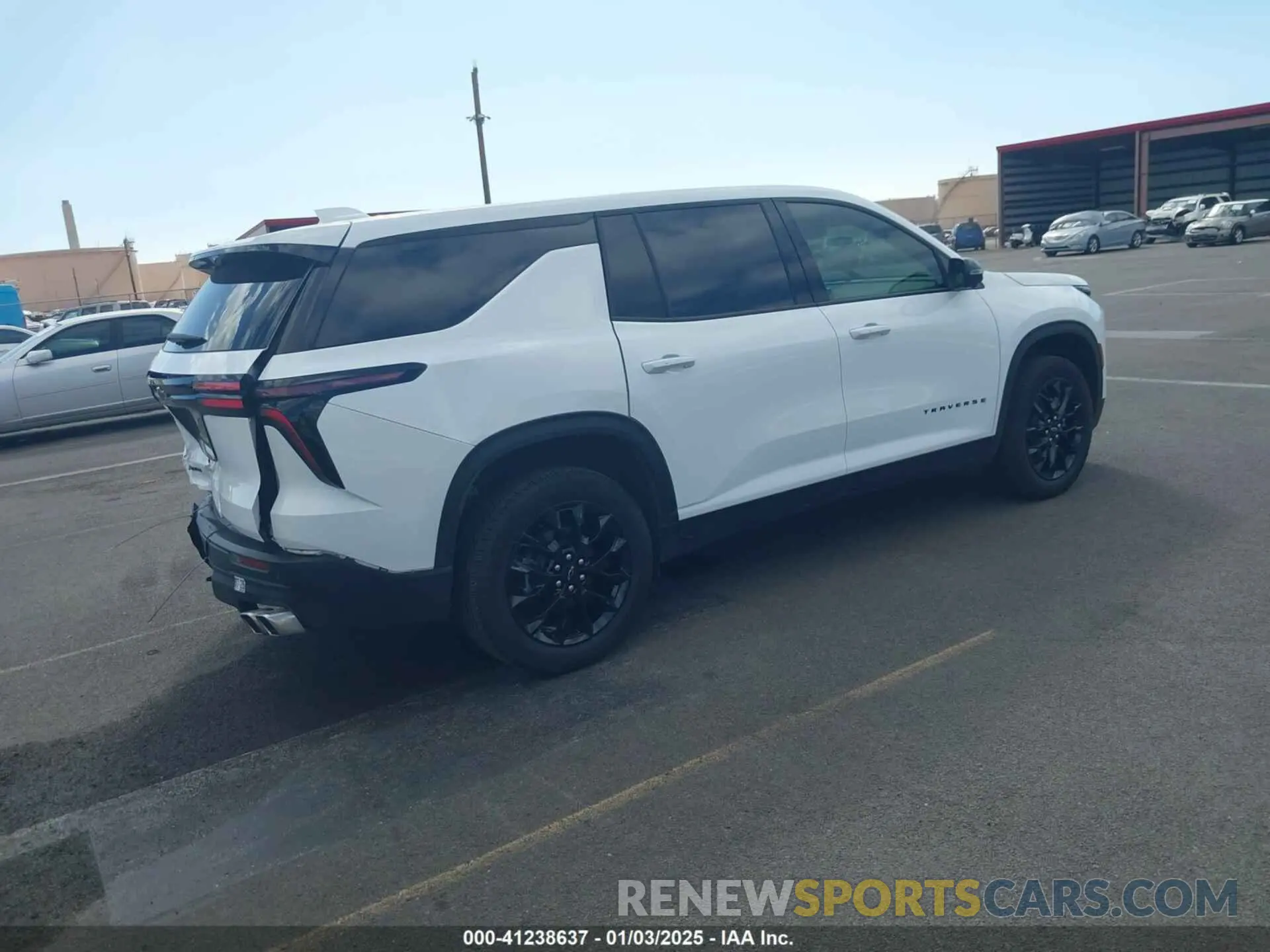4 Photograph of a damaged car 1GNEREKS3RJ166373 CHEVROLET TRAVERSE 2024