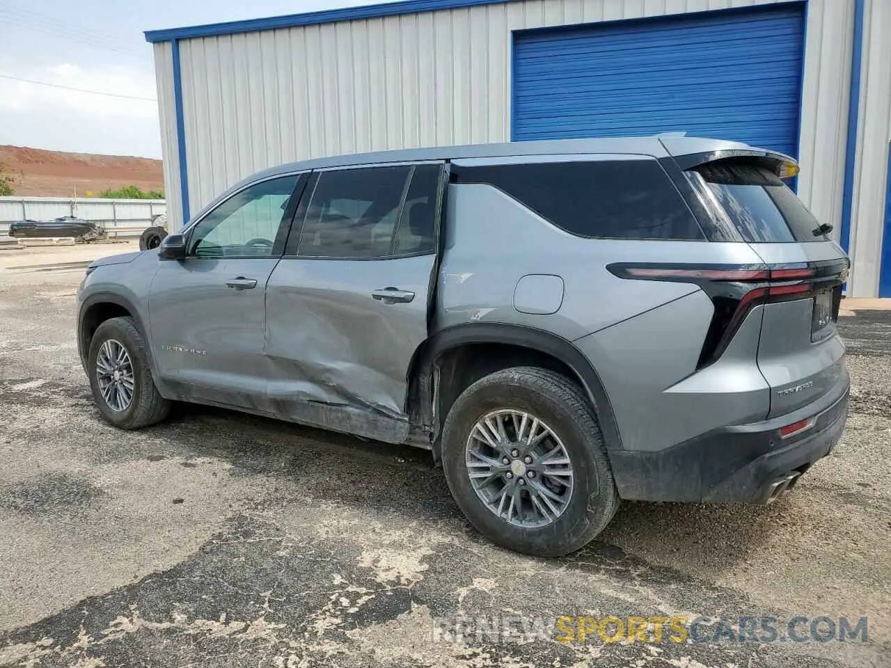 2 Photograph of a damaged car 1GNEREKS9RJ164434 CHEVROLET TRAVERSE 2024