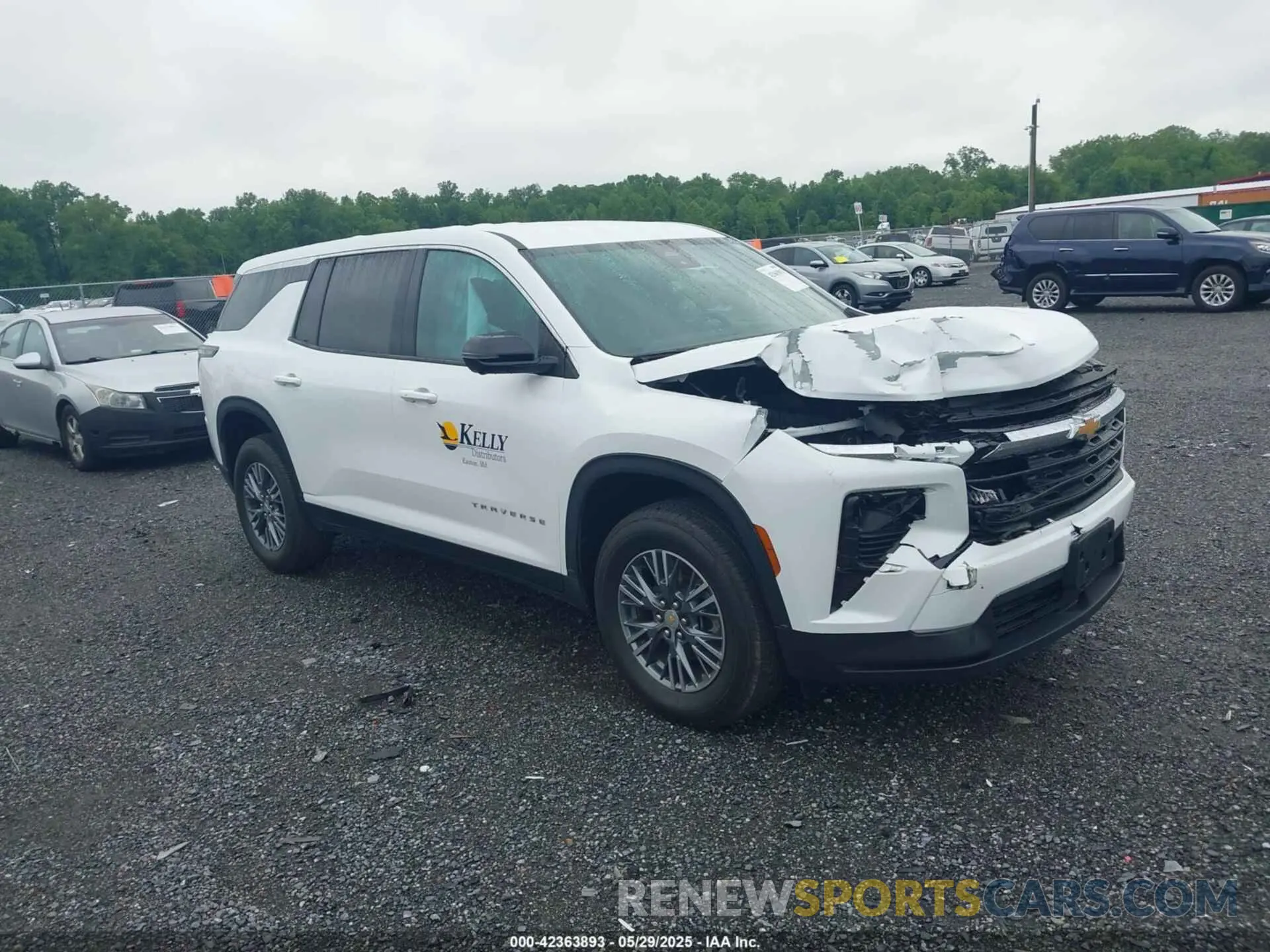 1 Photograph of a damaged car 1GNEREKSXRJ157072 CHEVROLET TRAVERSE 2024