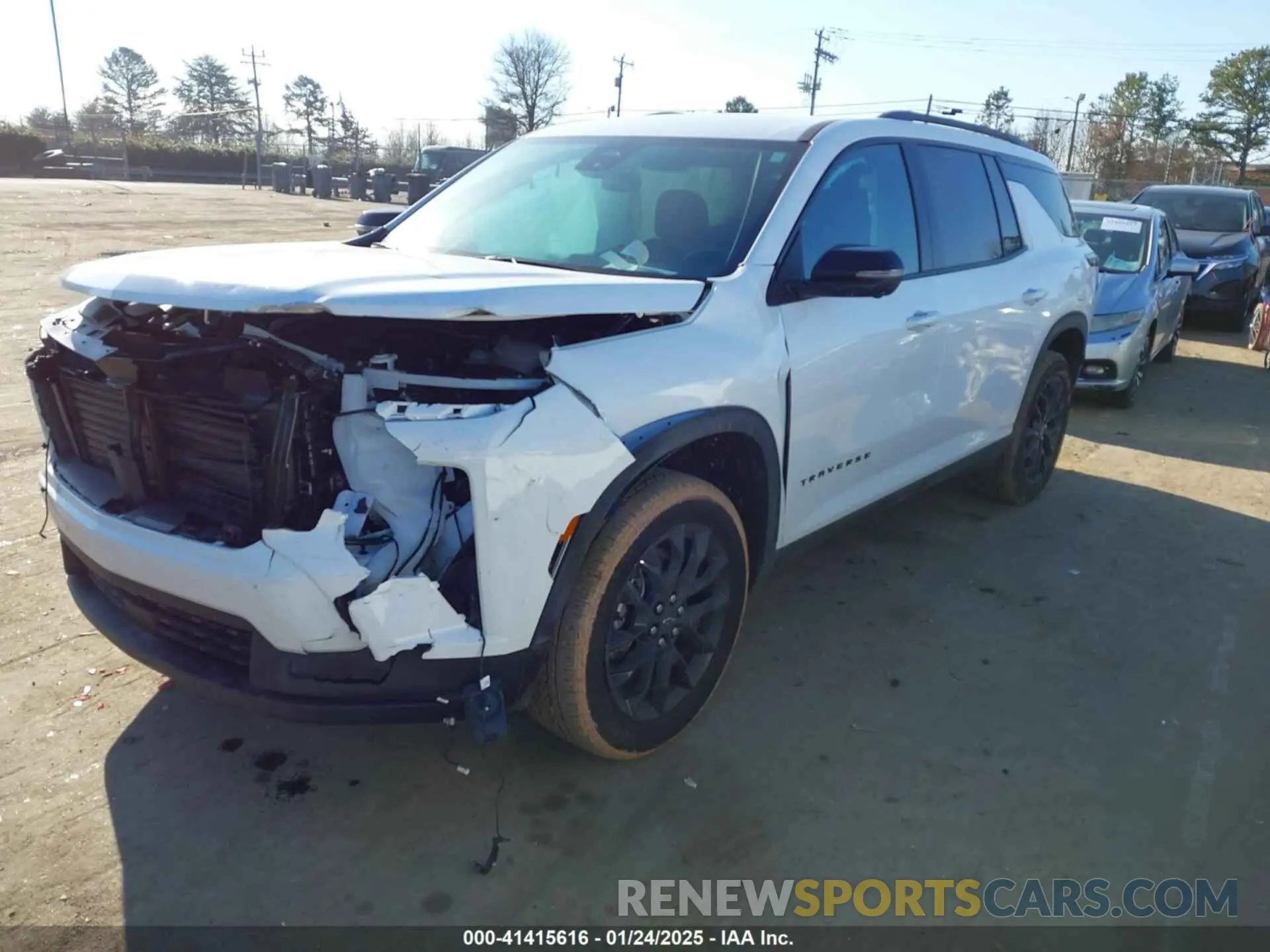 2 Photograph of a damaged car 1GNERGKS0RJ153334 CHEVROLET TRAVERSE 2024