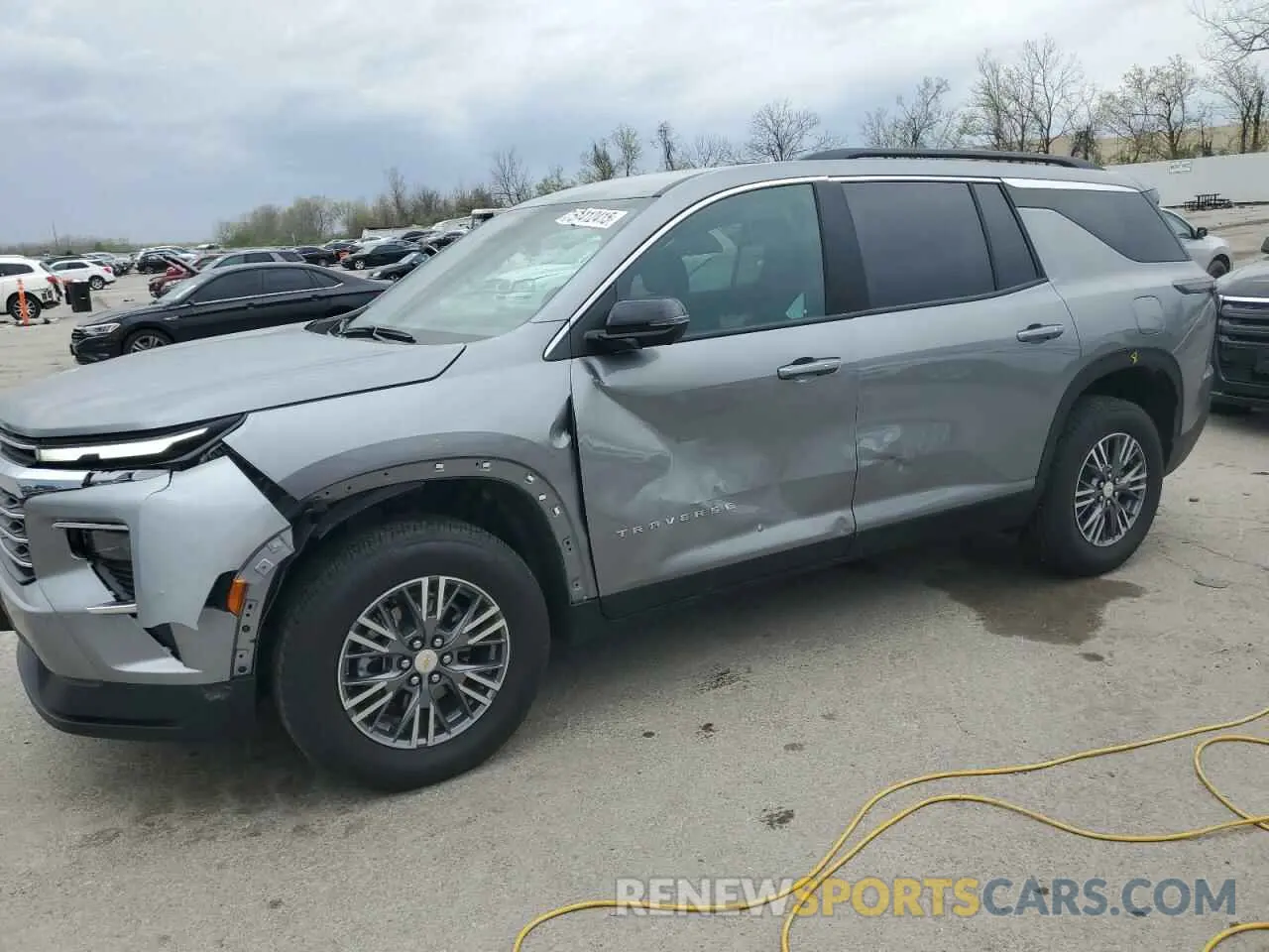 1 Photograph of a damaged car 1GNERGKS0RJ235242 CHEVROLET TRAVERSE 2024