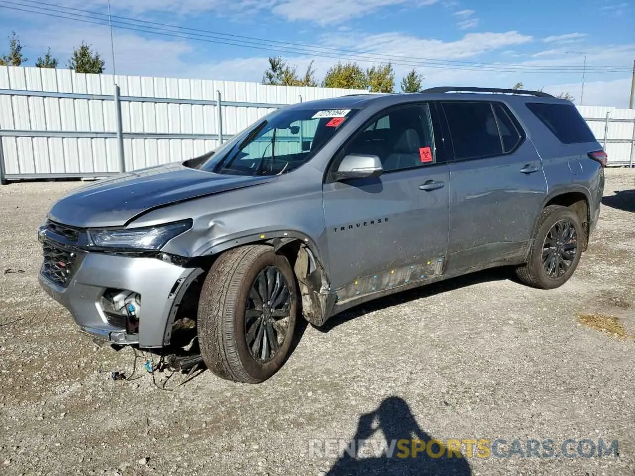 1 Photograph of a damaged car 1GNETYKW8RJ135383 CHEVROLET TRAVERSE 2024
