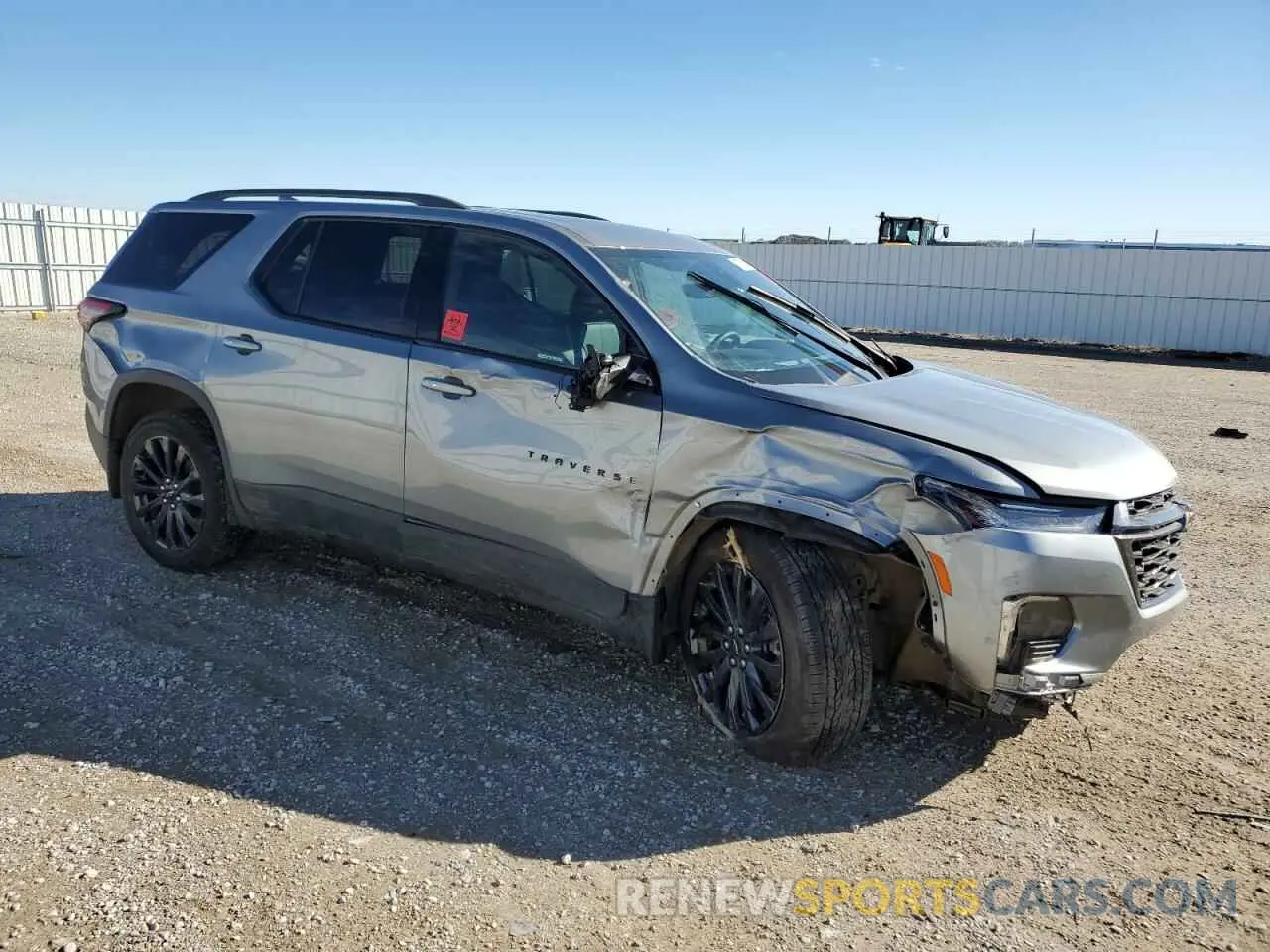 4 Photograph of a damaged car 1GNETYKW8RJ135383 CHEVROLET TRAVERSE 2024