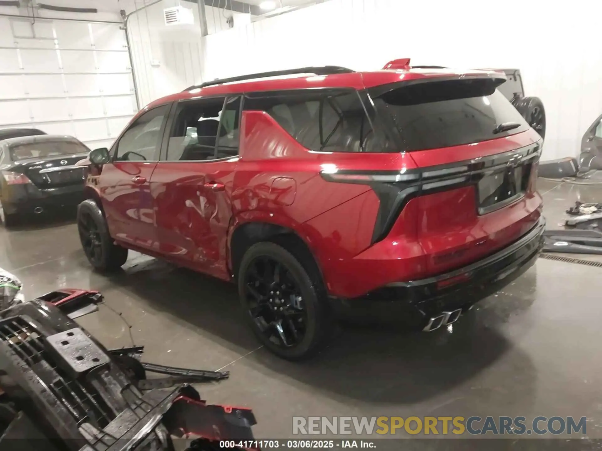 3 Photograph of a damaged car 1GNEVLKS9RJ233591 CHEVROLET TRAVERSE 2024