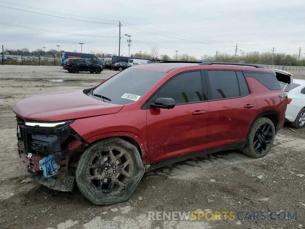 1 Photograph of a damaged car 1GNEVLKSXRJ163714 CHEVROLET TRAVERSE 2024