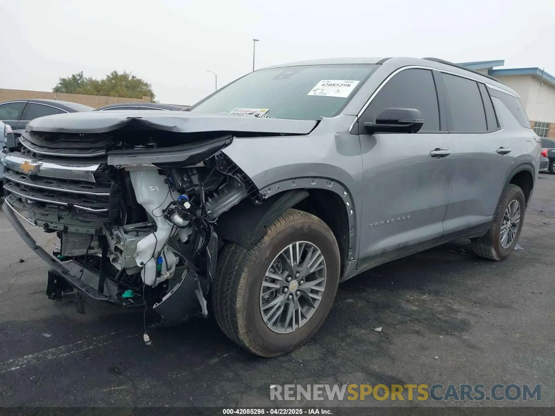2 Photograph of a damaged car 1GNERGRS0SJ129076 CHEVROLET TRAVERSE 2025