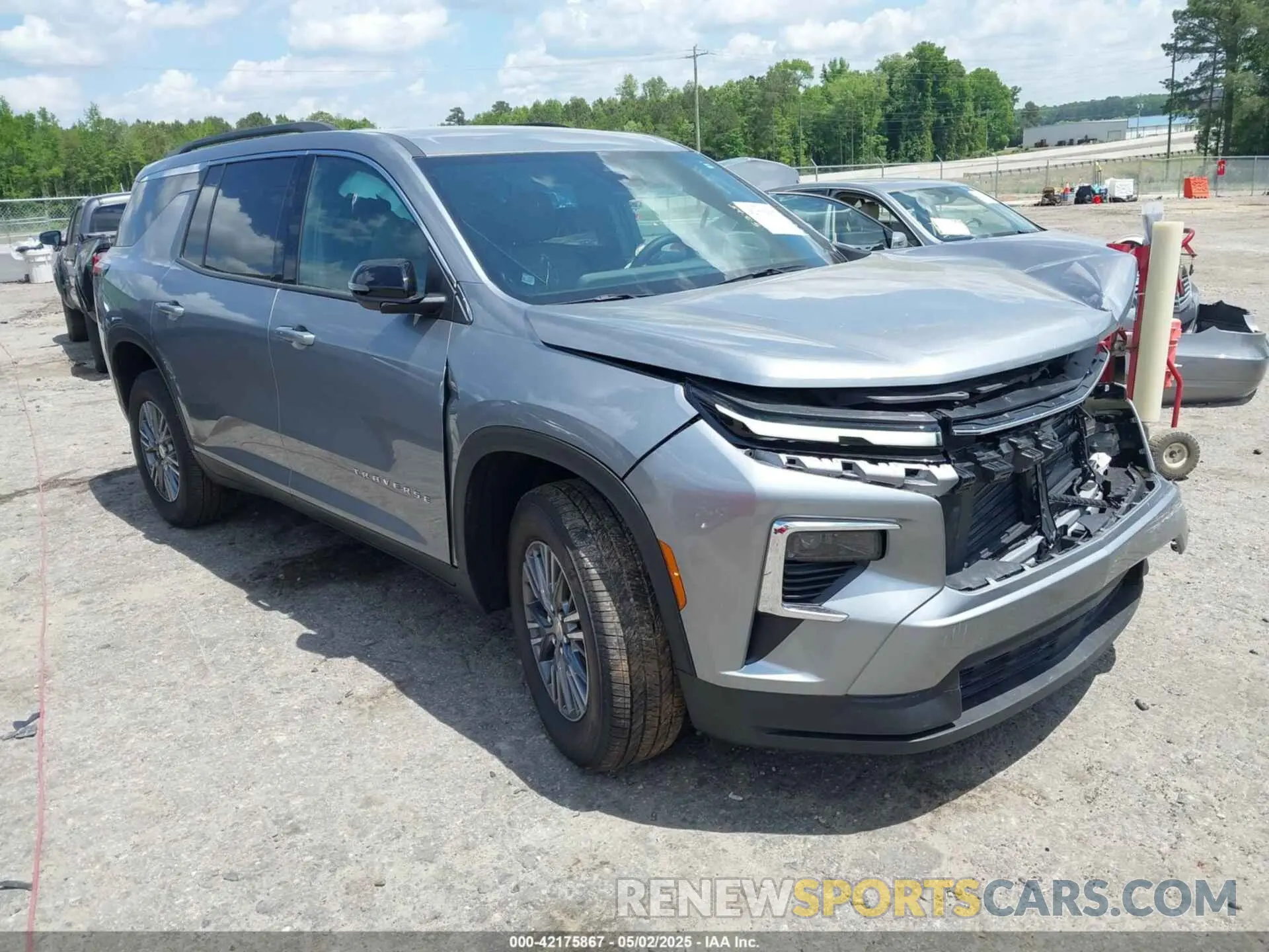1 Photograph of a damaged car 1GNERGRS0SJ148355 CHEVROLET TRAVERSE 2025