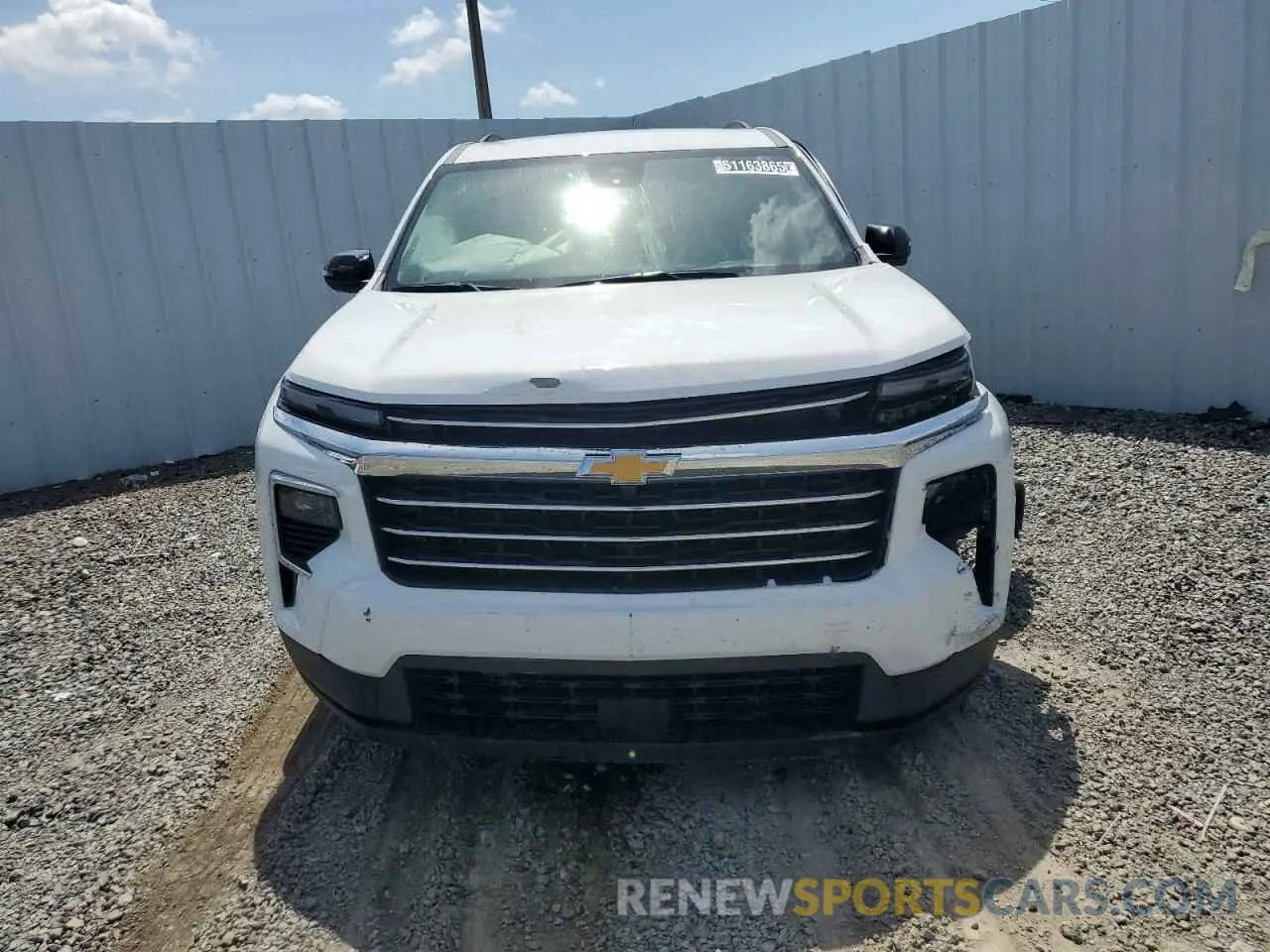 5 Photograph of a damaged car 1GNERGRS8SJ124787 CHEVROLET TRAVERSE 2025