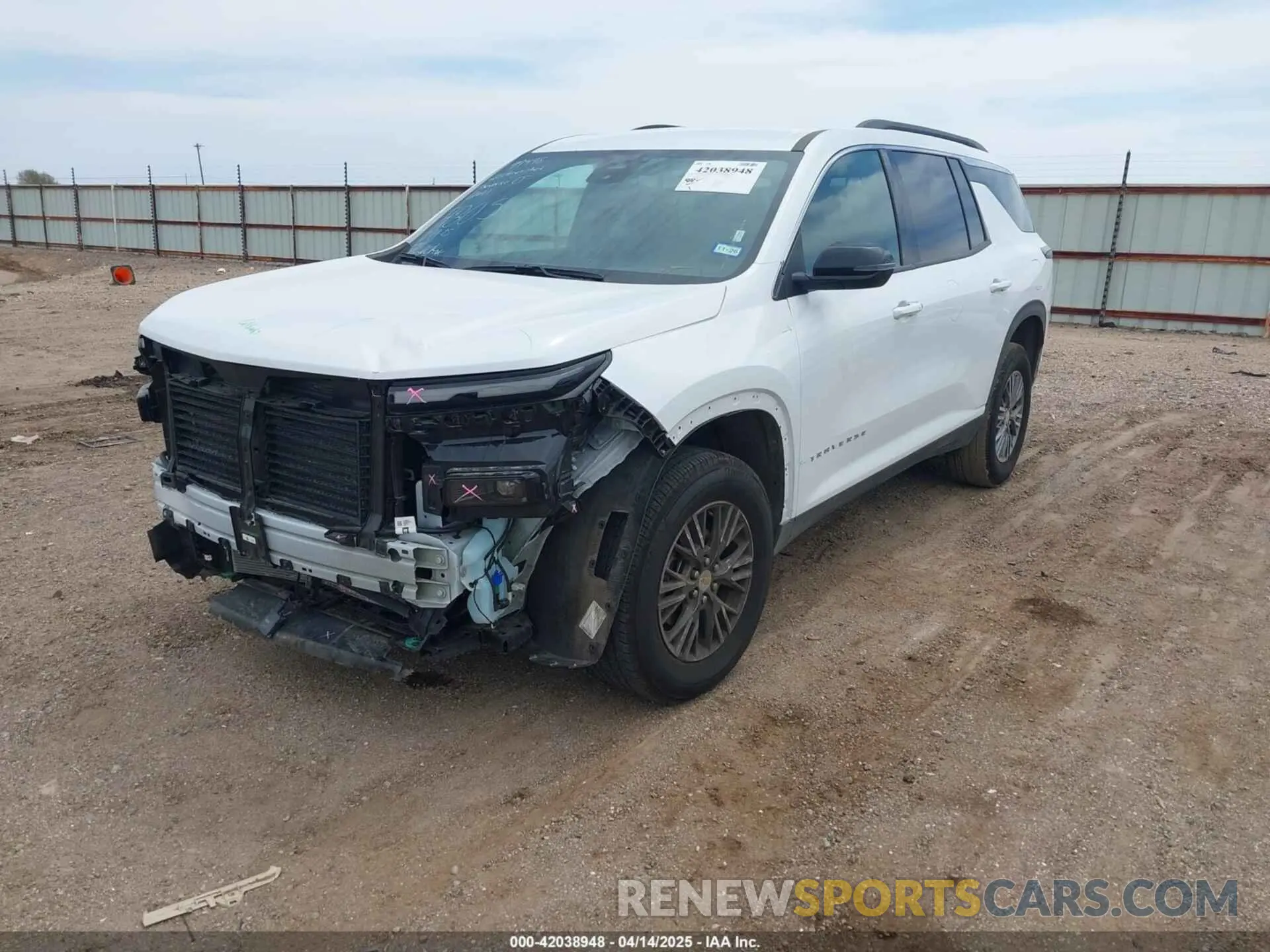 2 Photograph of a damaged car 1GNERGRS8SJ157305 CHEVROLET TRAVERSE 2025