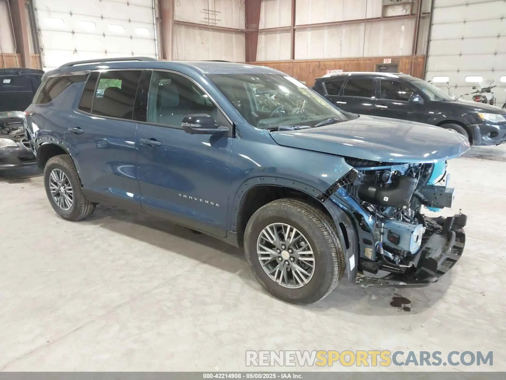 1 Photograph of a damaged car 1GNEVGRS2SJ185659 CHEVROLET TRAVERSE 2025