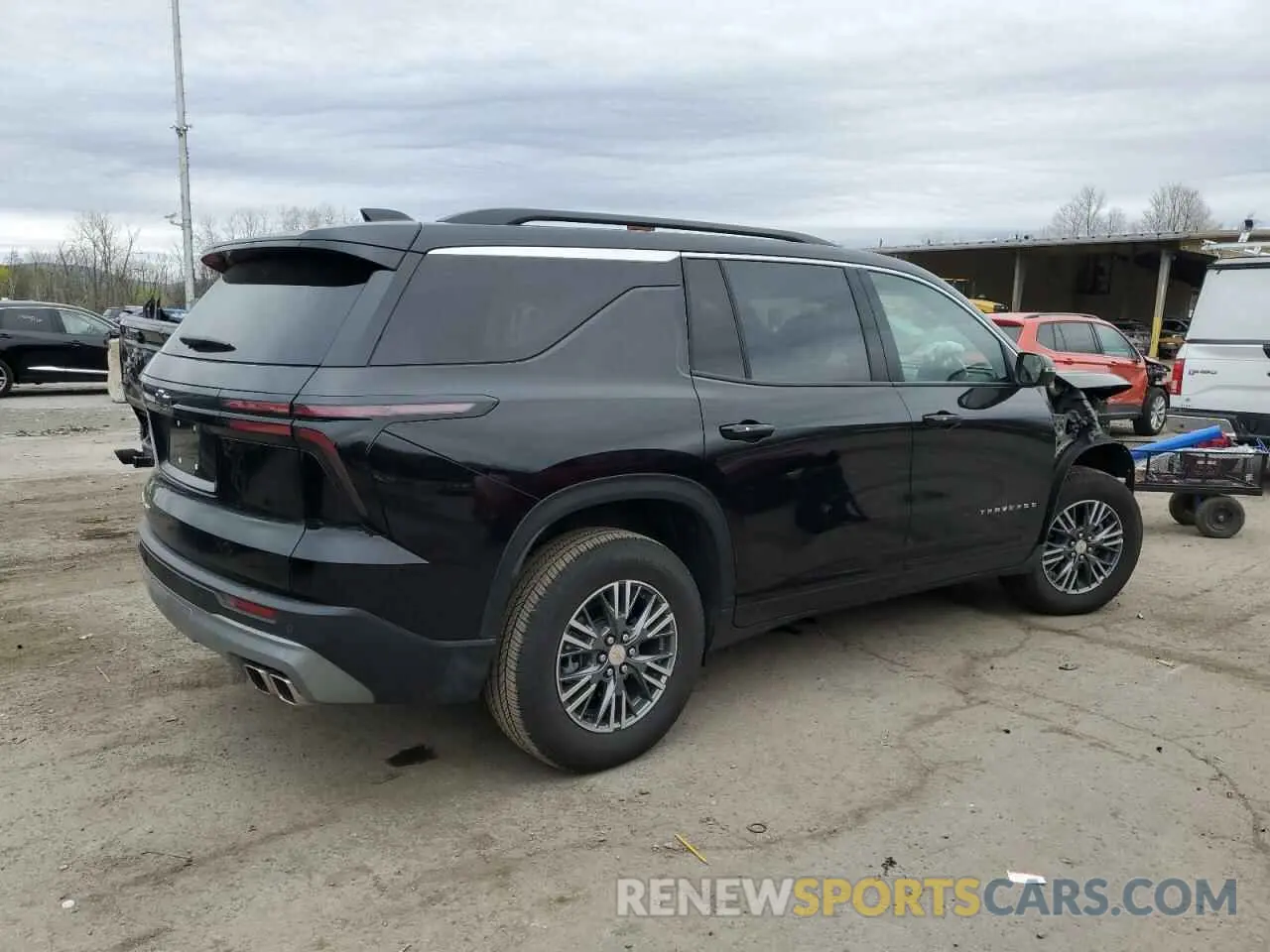 3 Photograph of a damaged car 1GNEVGRS6SJ141387 CHEVROLET TRAVERSE 2025