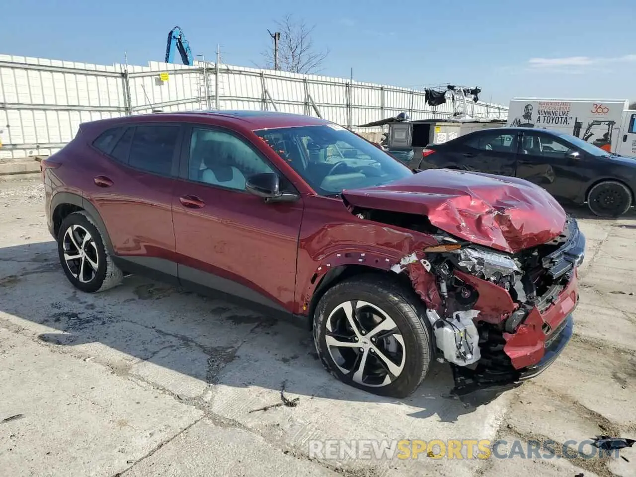 4 Photograph of a damaged car KL77LGE25RC131720 CHEVROLET TRAX 1RS 2024