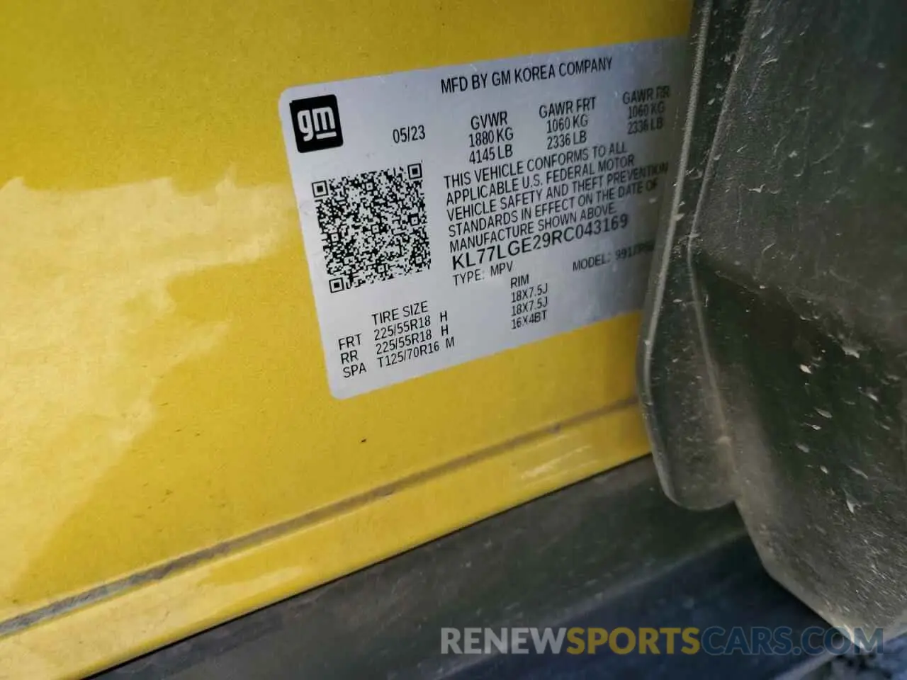 13 Photograph of a damaged car KL77LGE29RC043169 CHEVROLET TRAX 1RS 2024