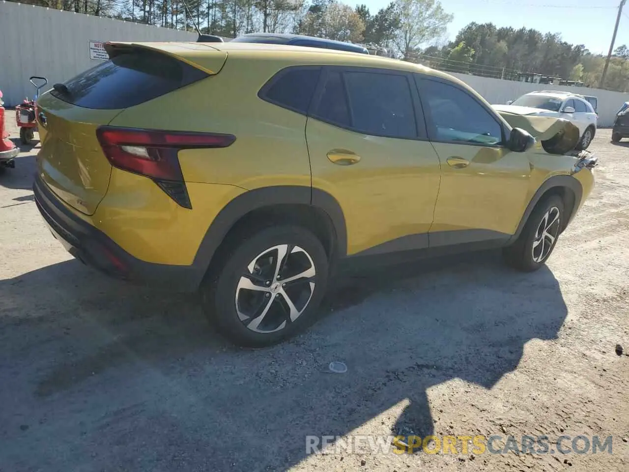 3 Photograph of a damaged car KL77LGE29RC043169 CHEVROLET TRAX 1RS 2024