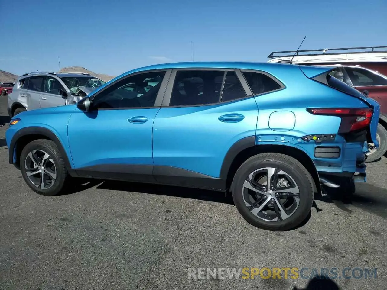2 Photograph of a damaged car KL77LGEP0SC129942 CHEVROLET TRAX 1RS 2025