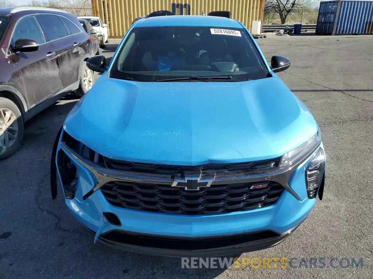 5 Photograph of a damaged car KL77LGEP0SC129942 CHEVROLET TRAX 1RS 2025