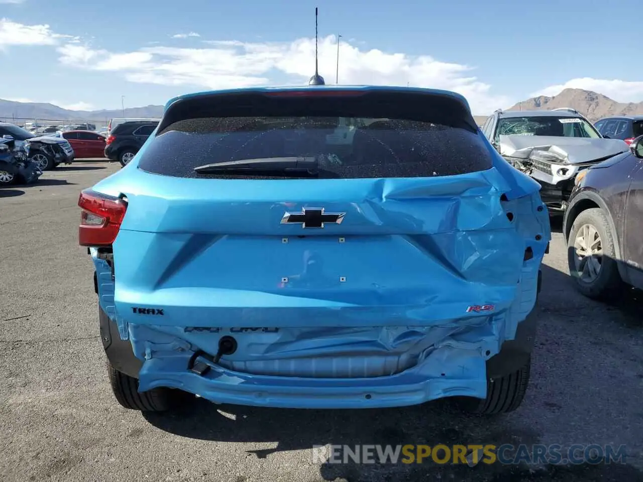 6 Photograph of a damaged car KL77LGEP0SC129942 CHEVROLET TRAX 1RS 2025