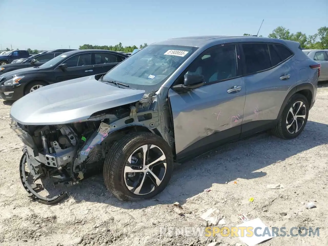 1 Photograph of a damaged car KL77LGEP1SC164909 CHEVROLET TRAX 1RS 2025