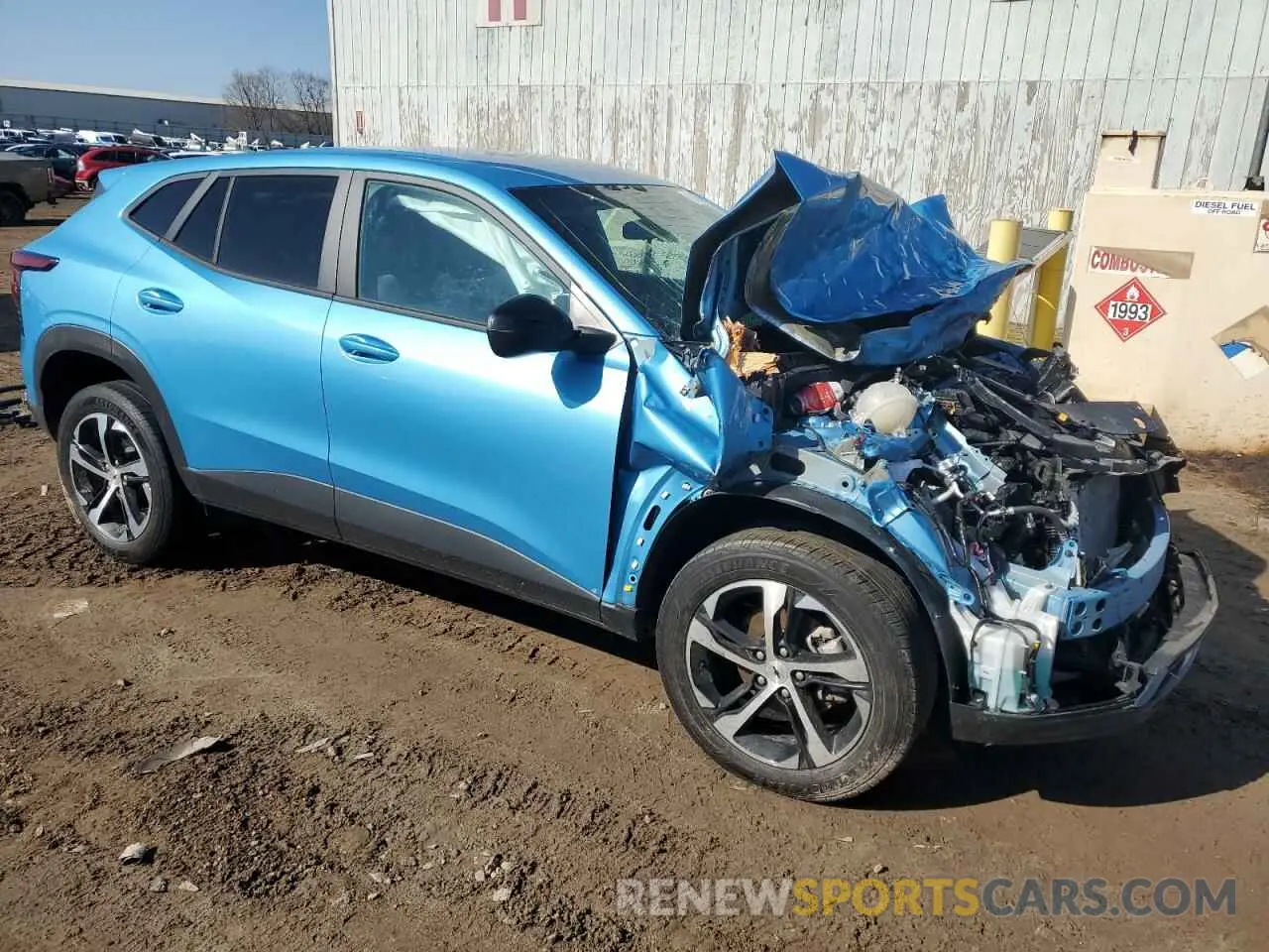 4 Photograph of a damaged car KL77LGEP6SC068516 CHEVROLET TRAX 1RS 2025