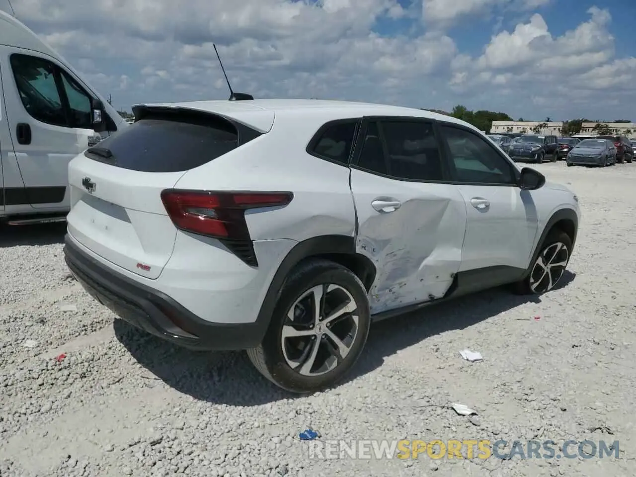 3 Photograph of a damaged car KL77LGEP9SC107552 CHEVROLET TRAX 1RS 2025