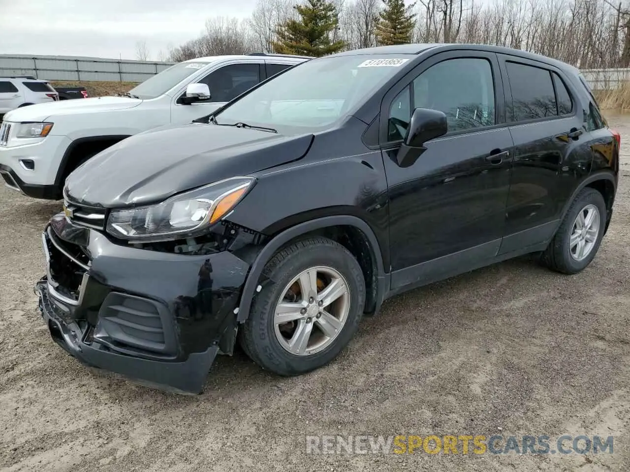 1 Photograph of a damaged car 3GNCJKSB0KL393452 CHEVROLET TRAX 2019
