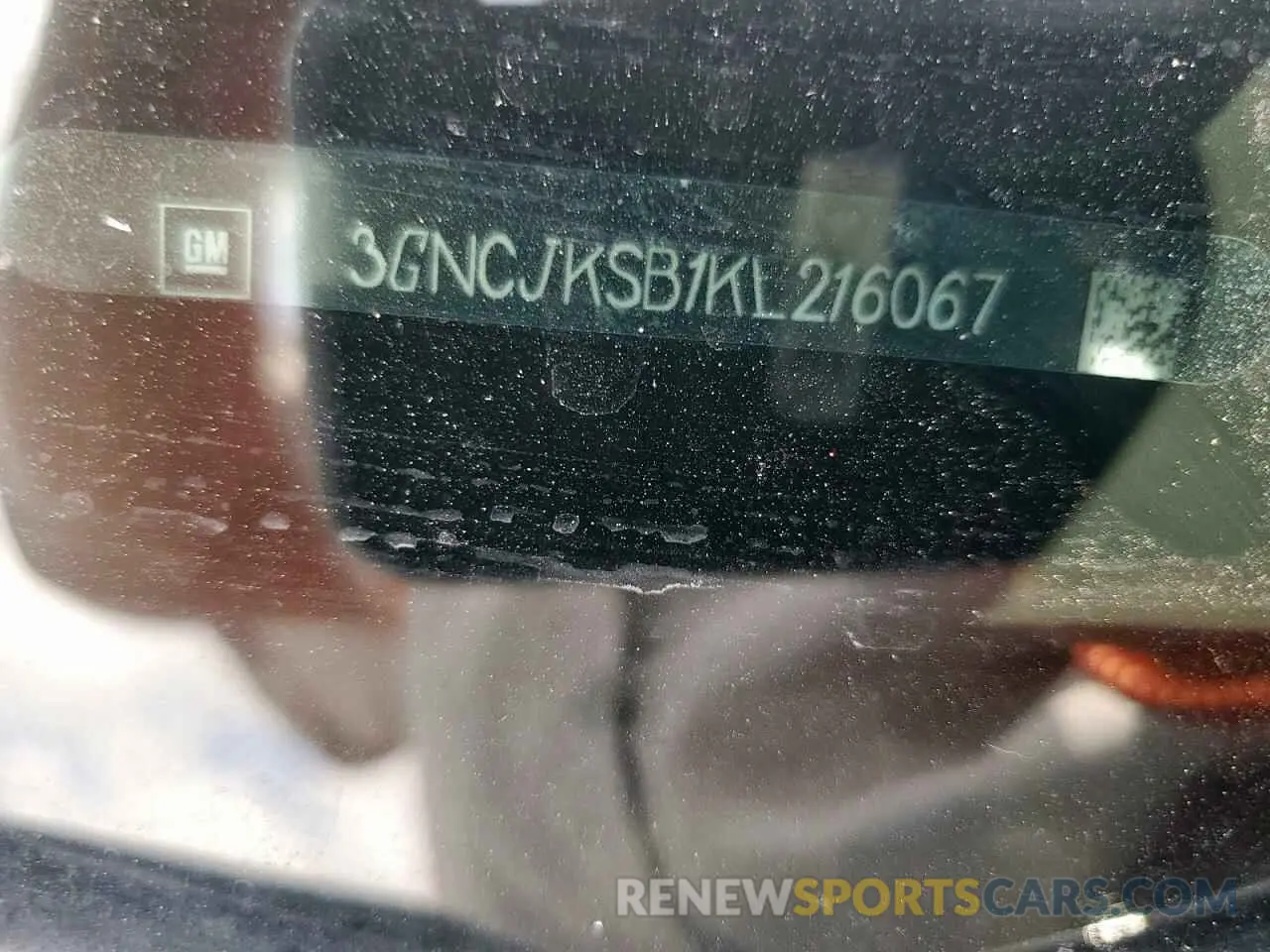 12 Photograph of a damaged car 3GNCJKSB1KL216067 CHEVROLET TRAX 2019