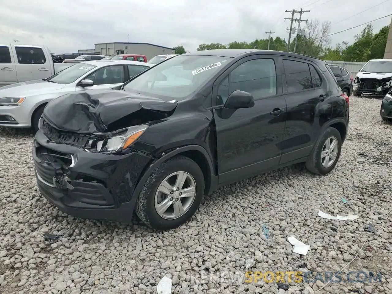 1 Photograph of a damaged car 3GNCJKSB1KL340582 CHEVROLET TRAX 2019