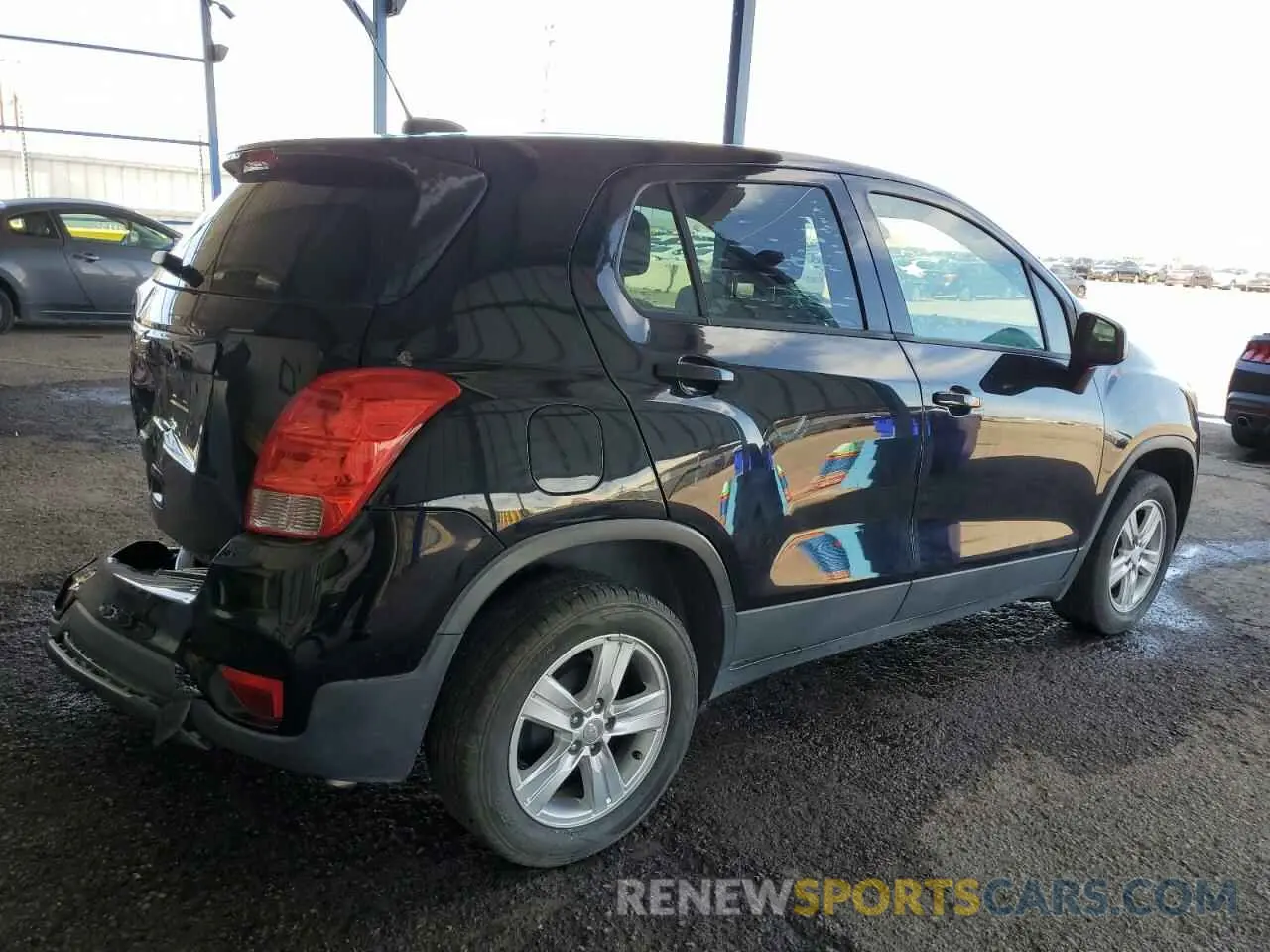 3 Photograph of a damaged car 3GNCJKSB1KL365840 CHEVROLET TRAX 2019