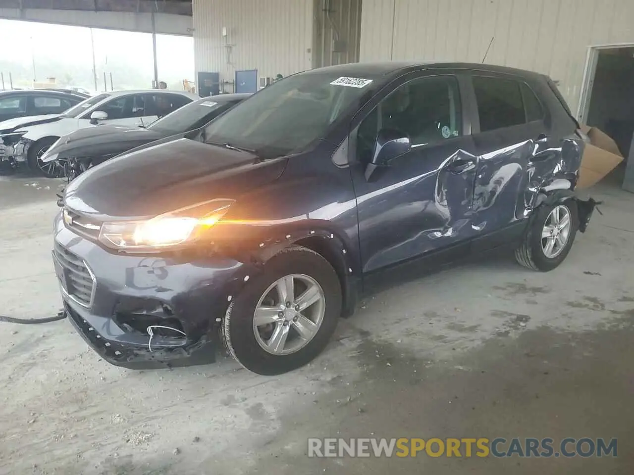 1 Photograph of a damaged car 3GNCJKSB3KL240810 CHEVROLET TRAX 2019