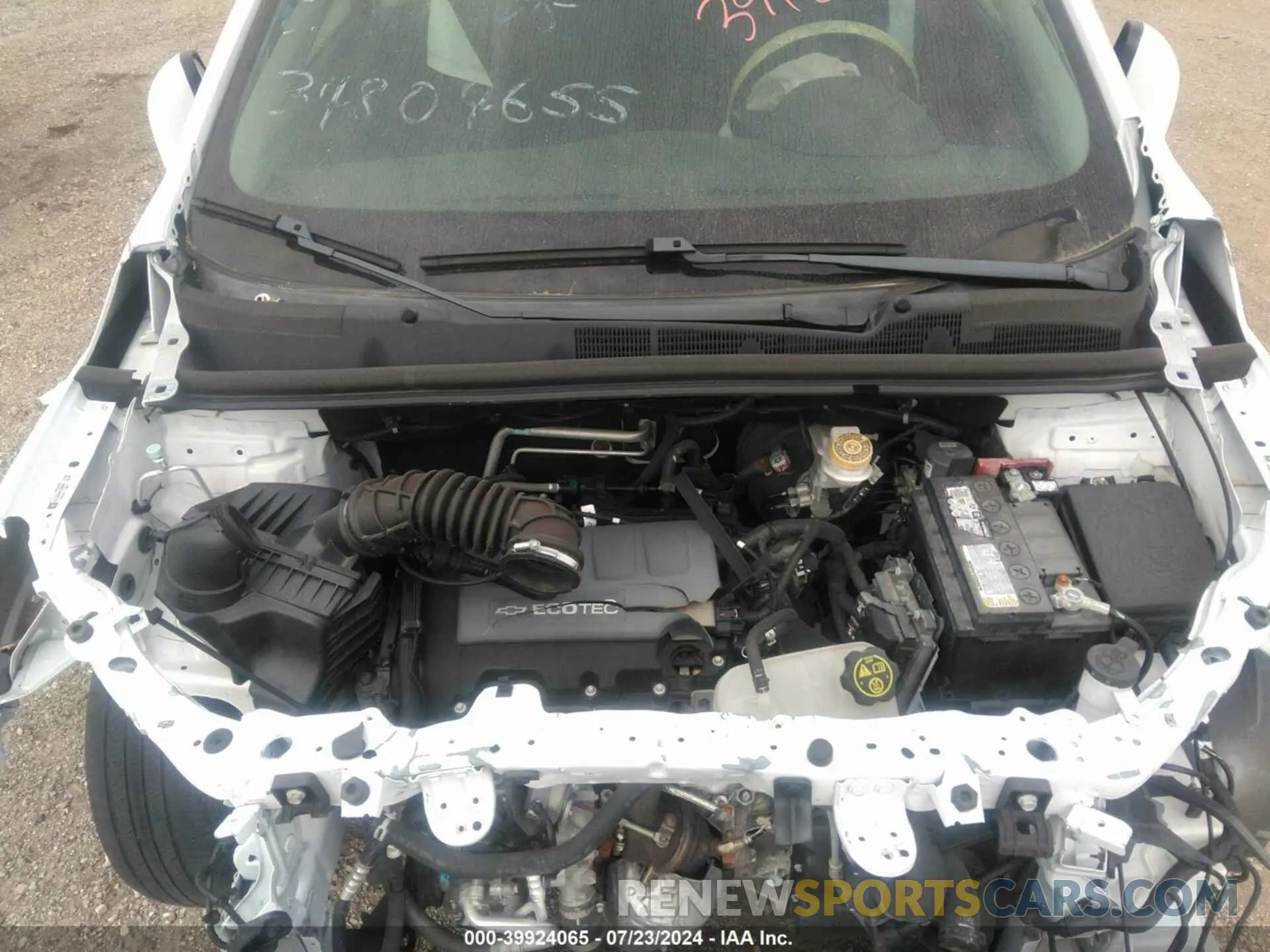 10 Photograph of a damaged car 3GNCJKSB4KL388884 CHEVROLET TRAX 2019