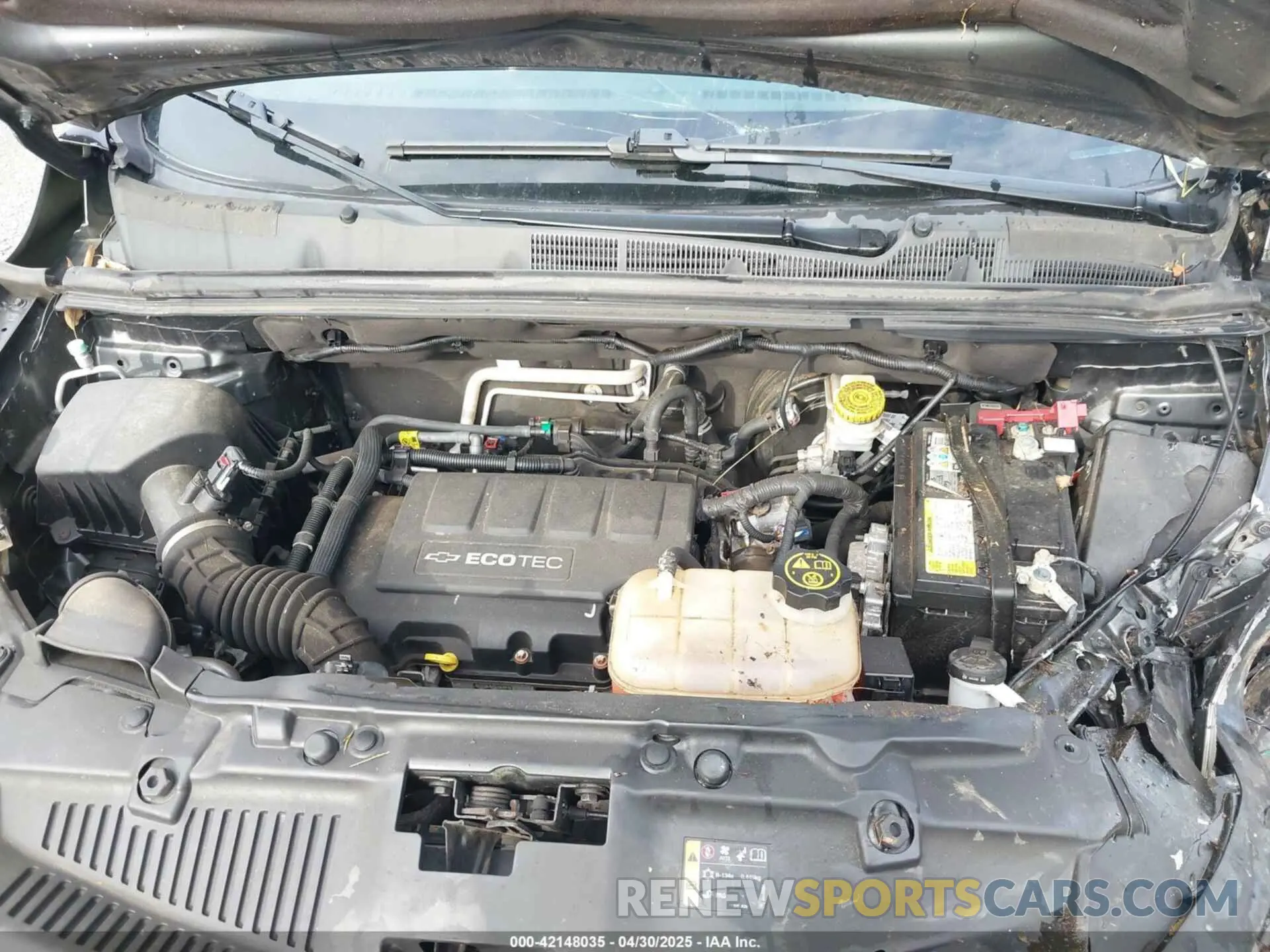 10 Photograph of a damaged car 3GNCJKSB5KL156584 CHEVROLET TRAX 2019