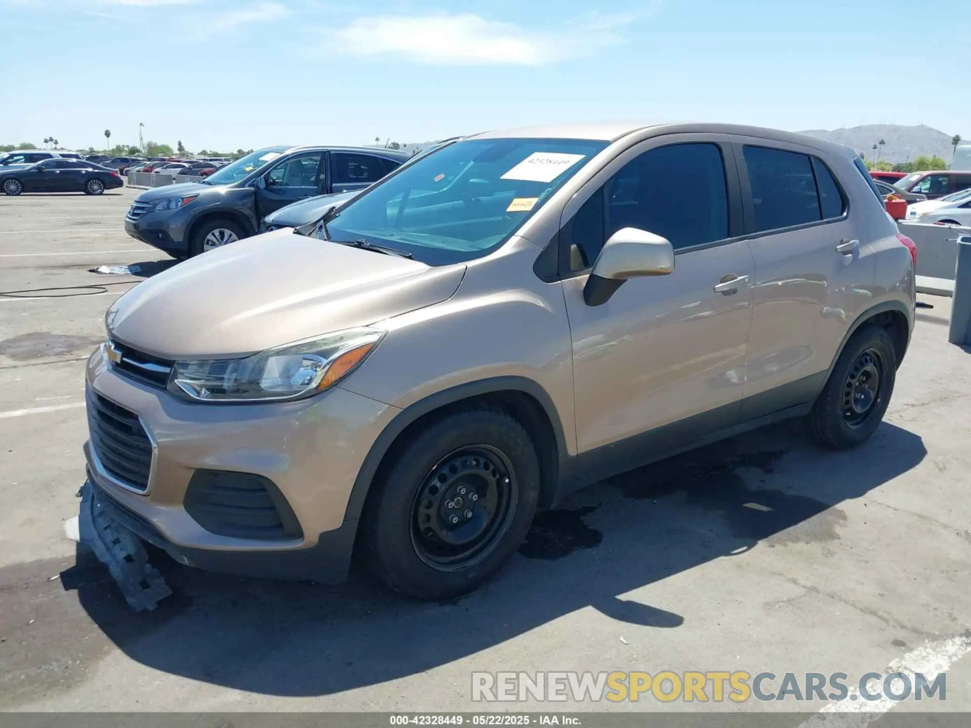 2 Photograph of a damaged car 3GNCJKSB6KL113159 CHEVROLET TRAX 2019