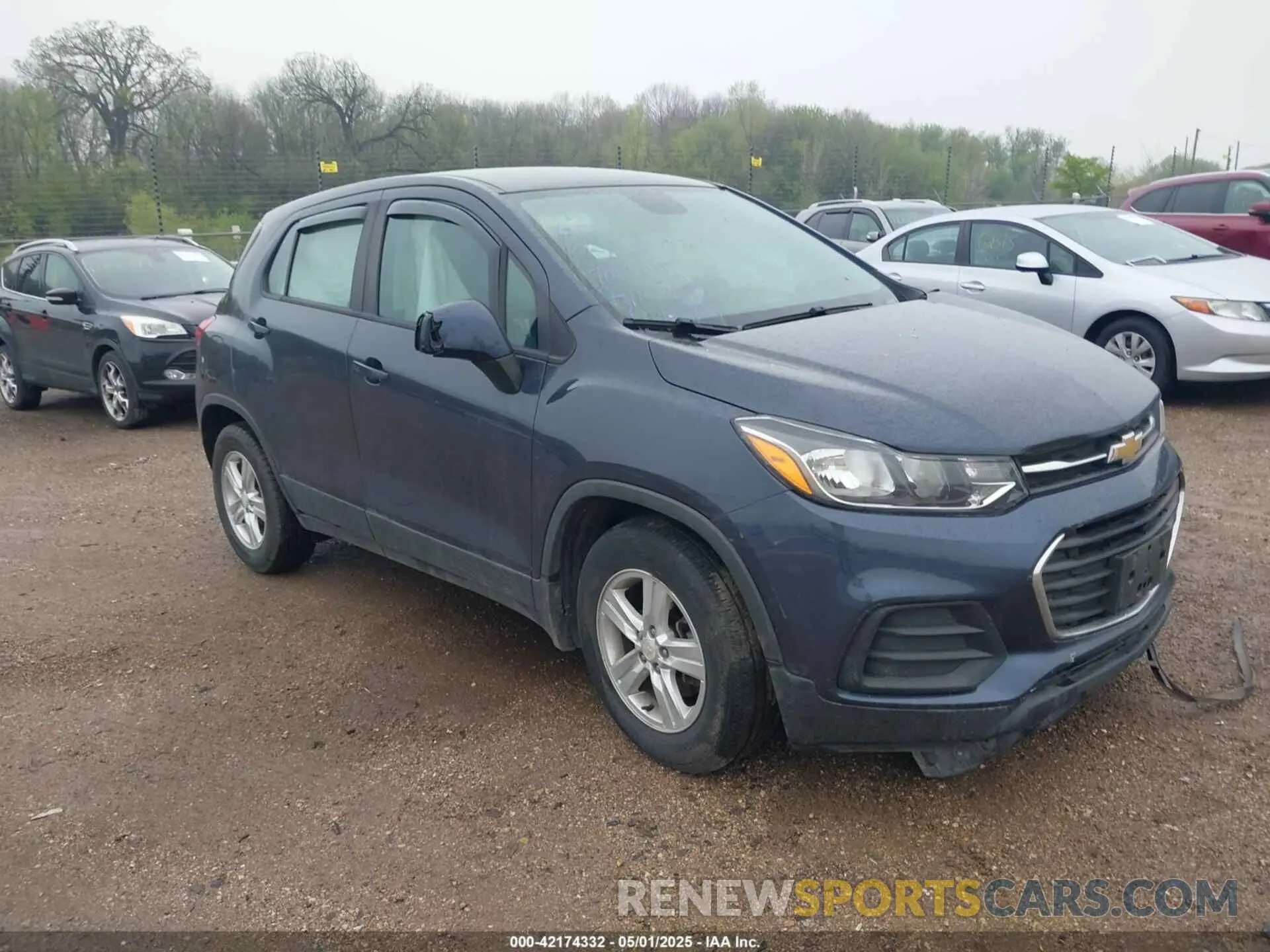 1 Photograph of a damaged car 3GNCJKSB6KL221989 CHEVROLET TRAX 2019