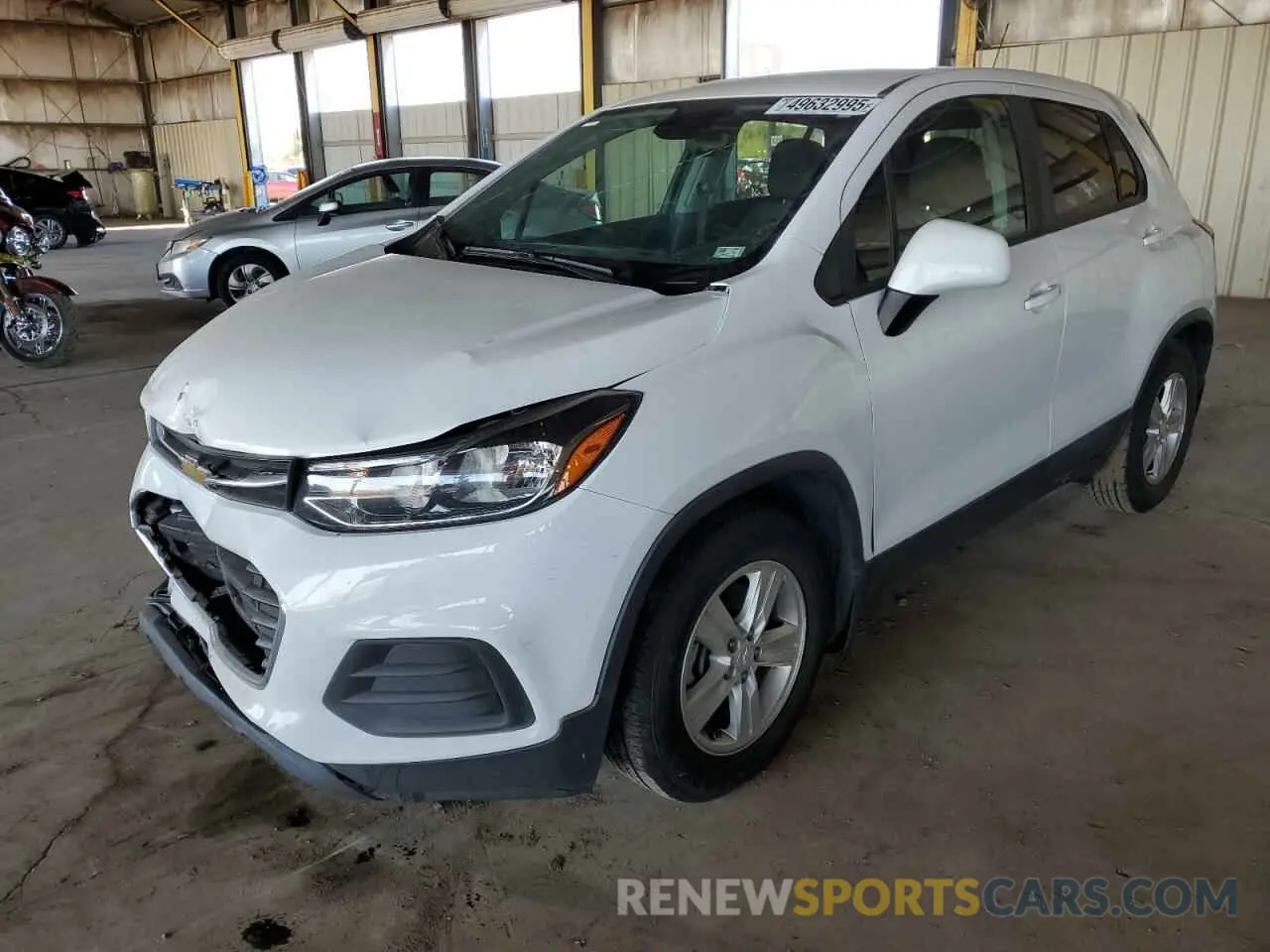 1 Photograph of a damaged car 3GNCJKSB6KL377594 CHEVROLET TRAX 2019