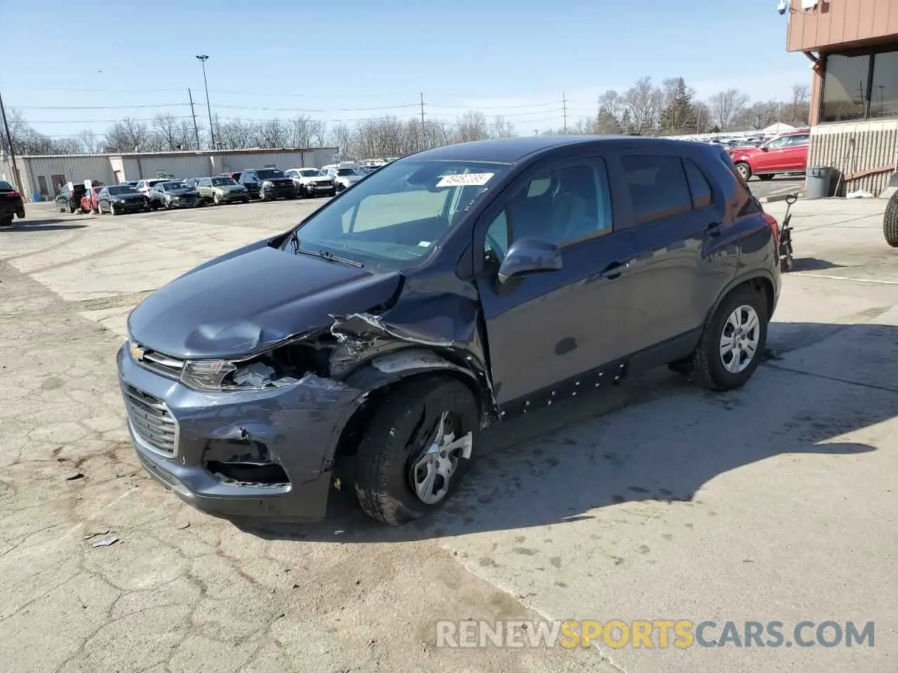 1 Photograph of a damaged car 3GNCJKSB7KL161155 CHEVROLET TRAX 2019