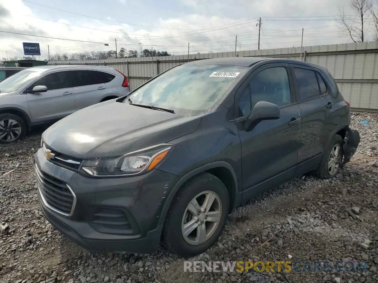 1 Photograph of a damaged car 3GNCJKSB8KL256100 CHEVROLET TRAX 2019