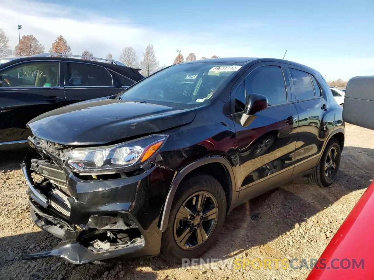 1 Photograph of a damaged car 3GNCJKSBXKL185949 CHEVROLET TRAX 2019